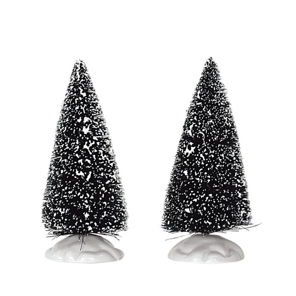 Lemax Bristle Tree Small 14004 – Set 2 Alberi Natalizi in Poliestere - scene e villaggi