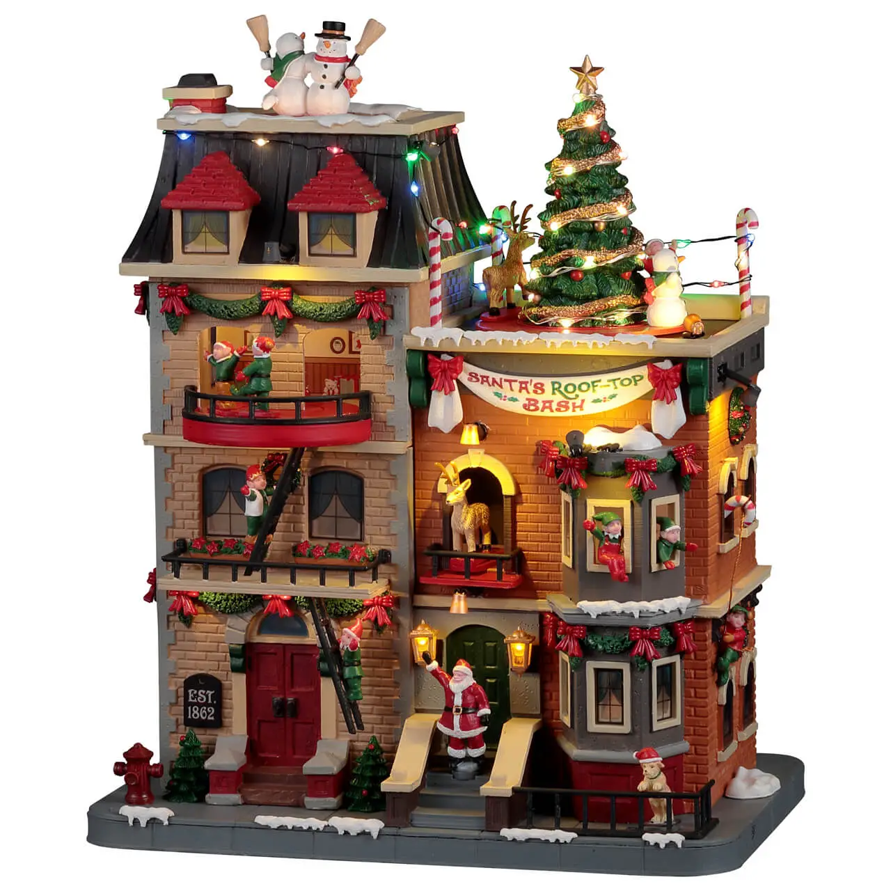Santa’s Rooftop Bash – Una Festa Magica Sopra i Tetti - scene e villaggi