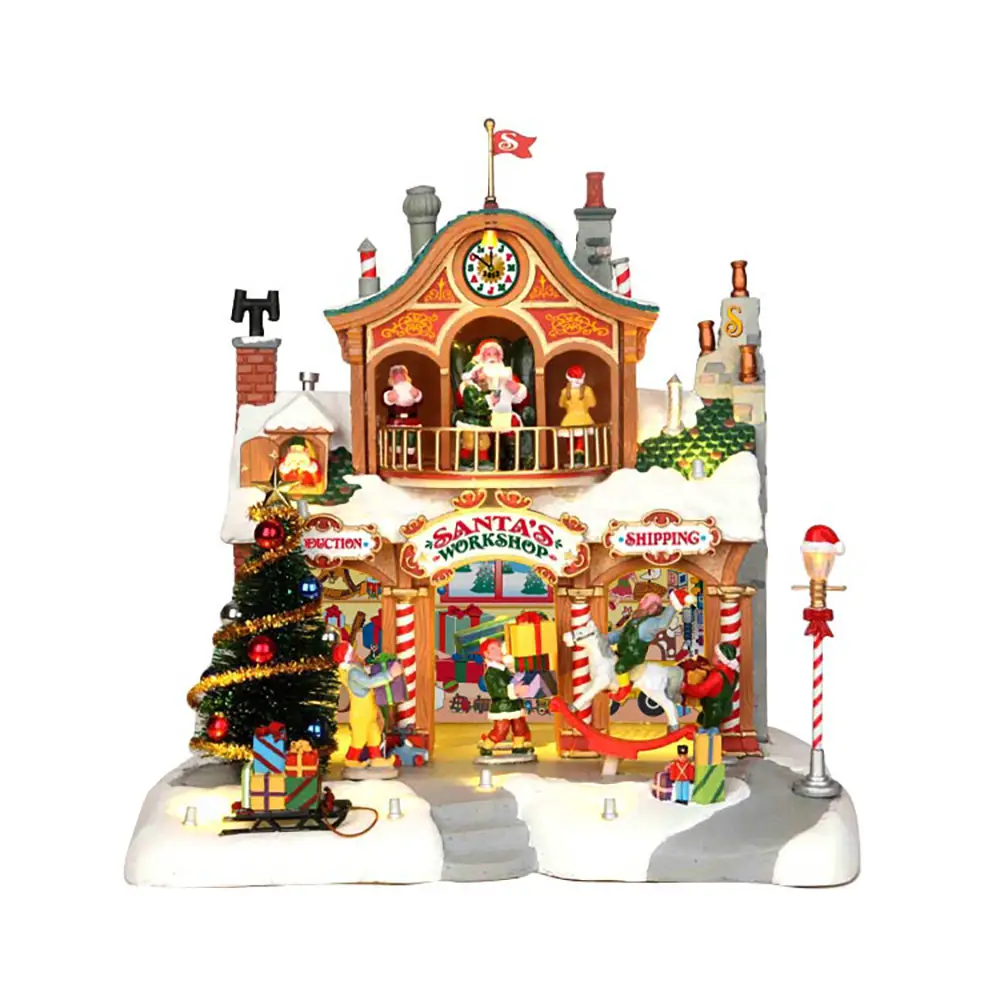 Il Laboratorio di Babbo Natale - scene e villaggi