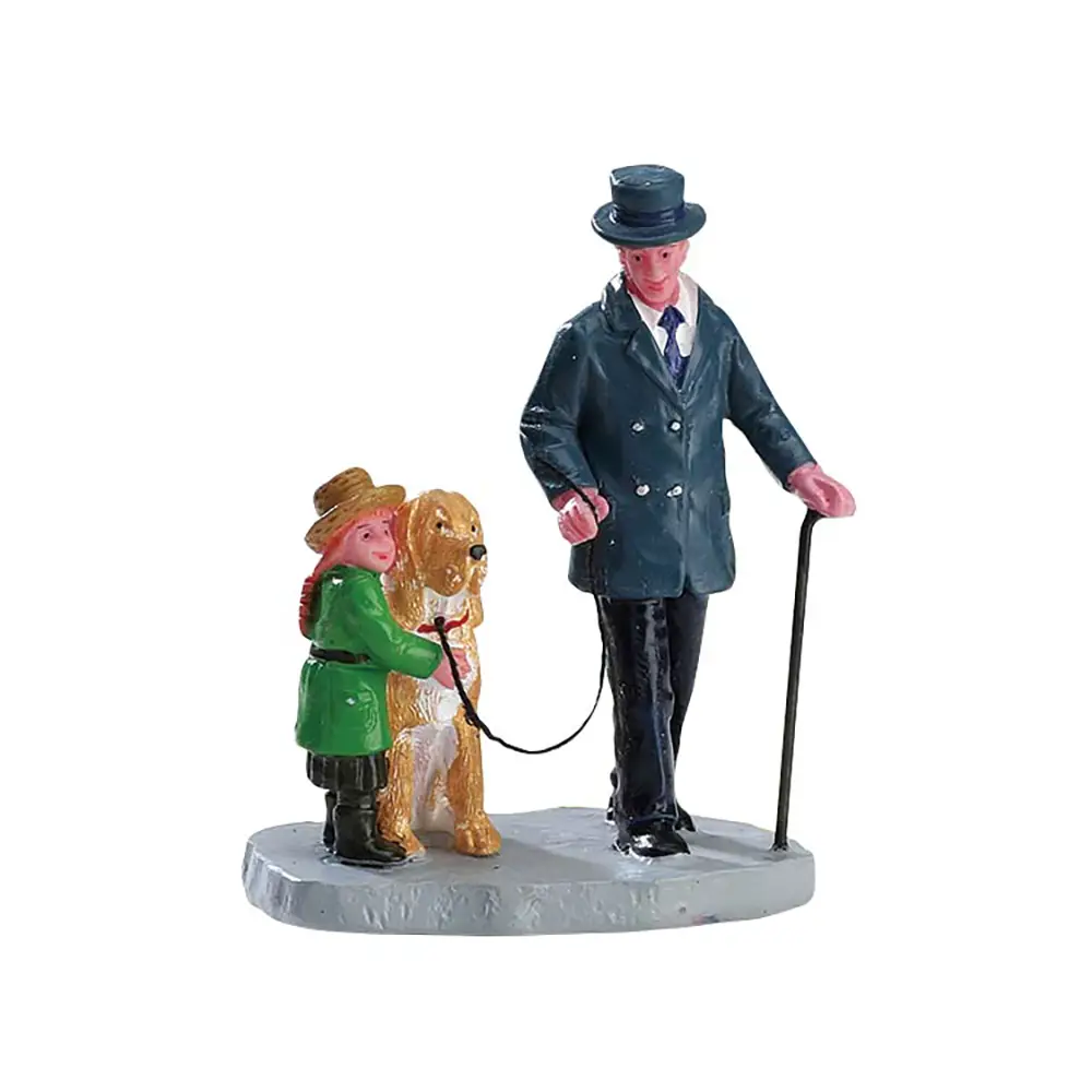 Lemax One Last Hug 62447 – Figurina Natalizia in Resina Caddington - scene e villaggi