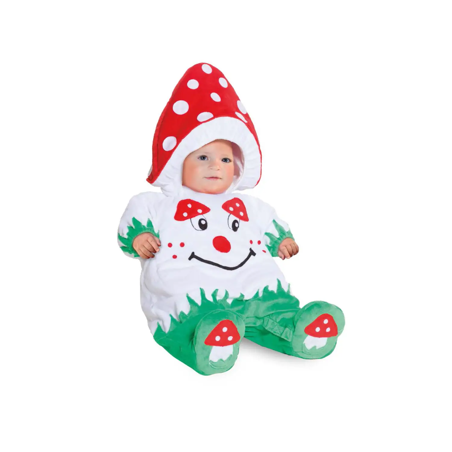 Costume Funghetto Superbaby 3/6 Mesi - abiti bambino e bambina