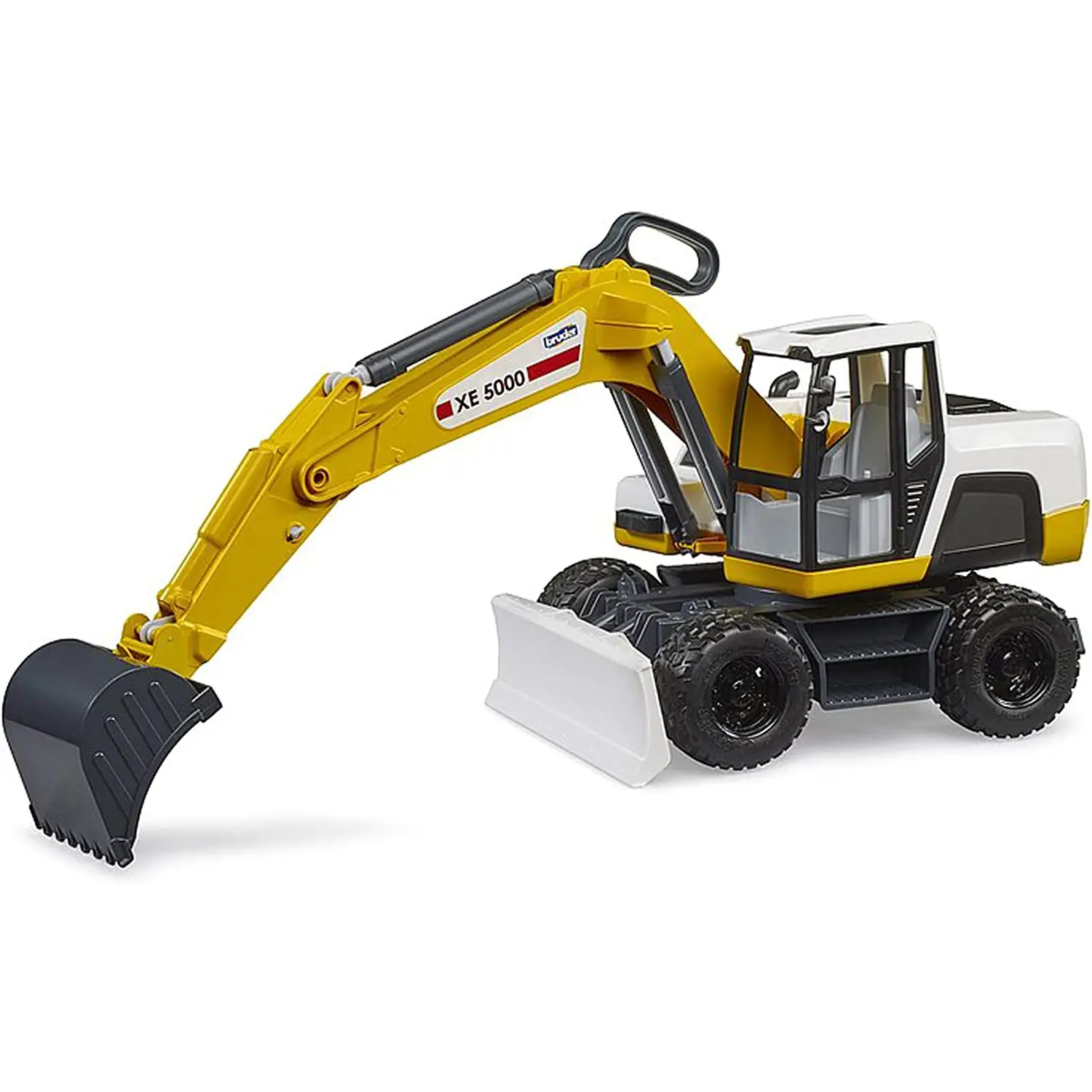 BRUDER 03413 ROADMAX Escavatore su Ruote Giocattolo da Cantiere - modellini