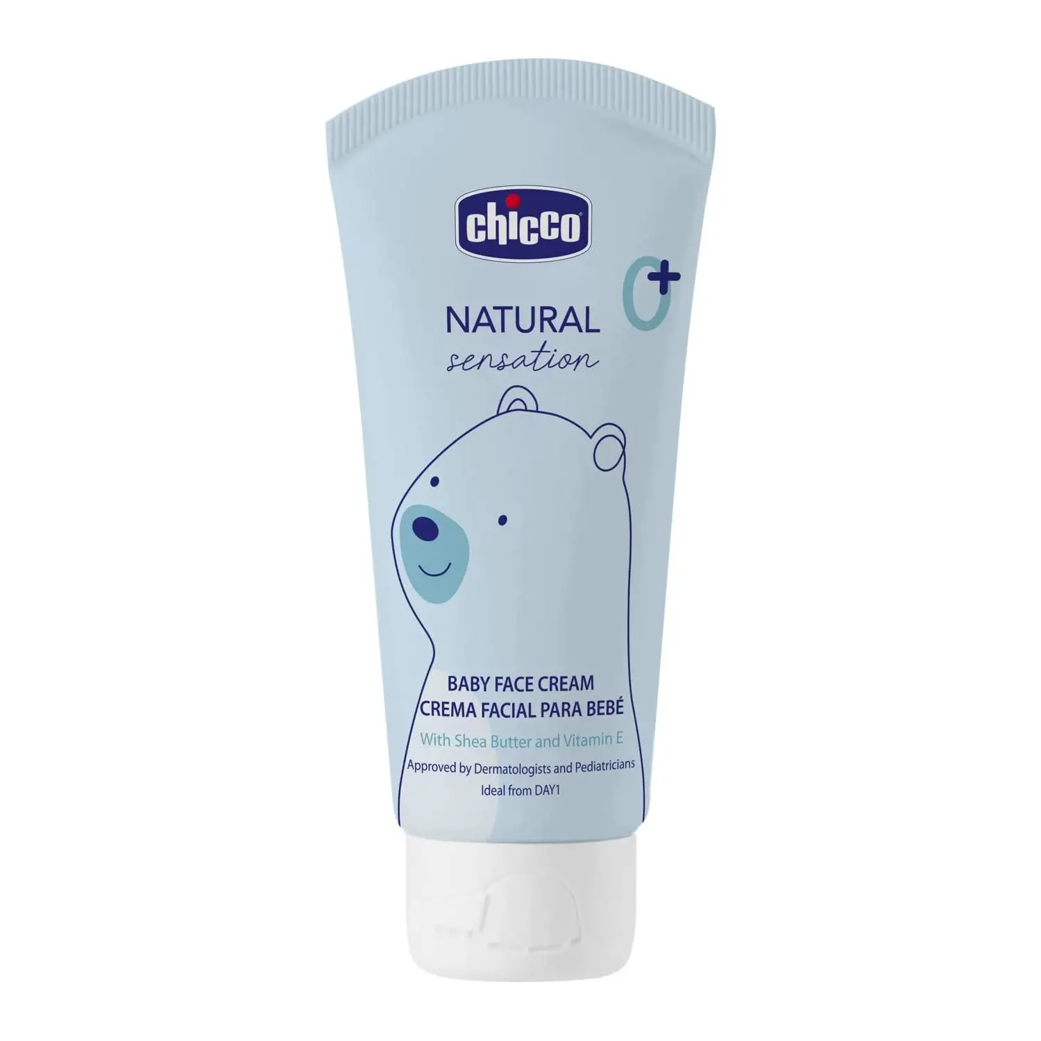 Chicco Natural Sensation Crema Viso Baby 50 ml - Idratazione Delicata per la Pelle - cosmesi e igiene