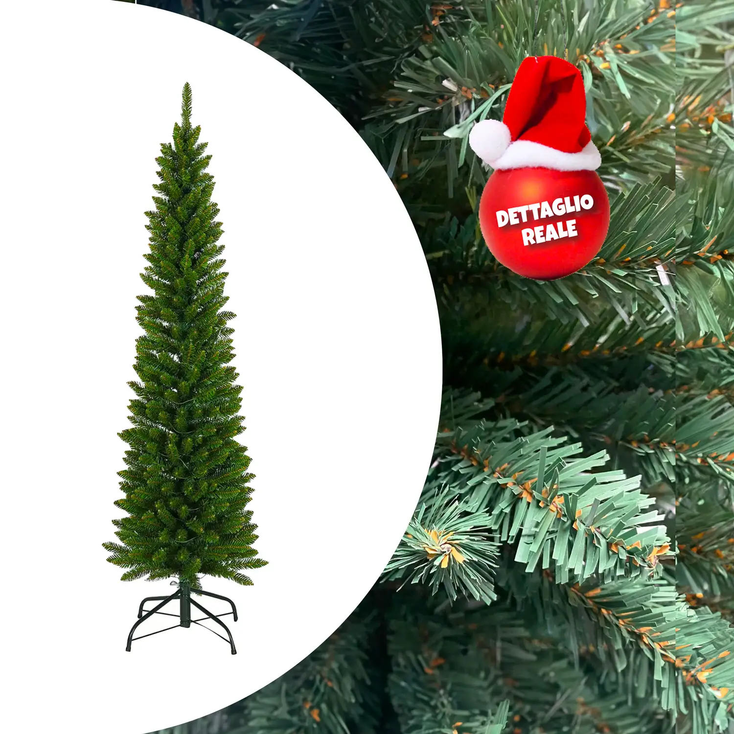 Albero di Natale Peak Tree Slim H 210 cm. - alberi