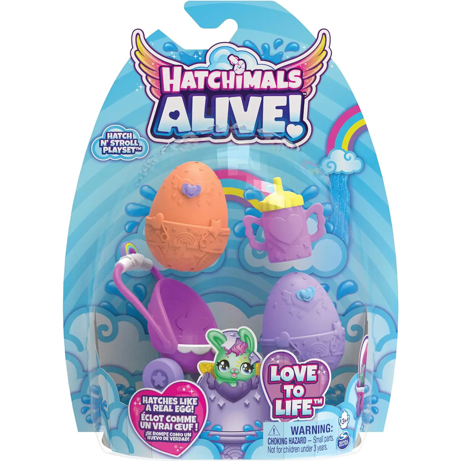 Hatchimals Pack da 2 con Passeggino - collezionabili bambina