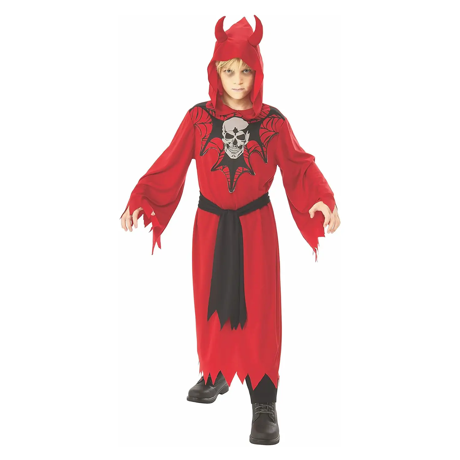 Costume Diavolo Giustiziere per Bambini - Taglia S - 3/4 Anni - Abiti halloween