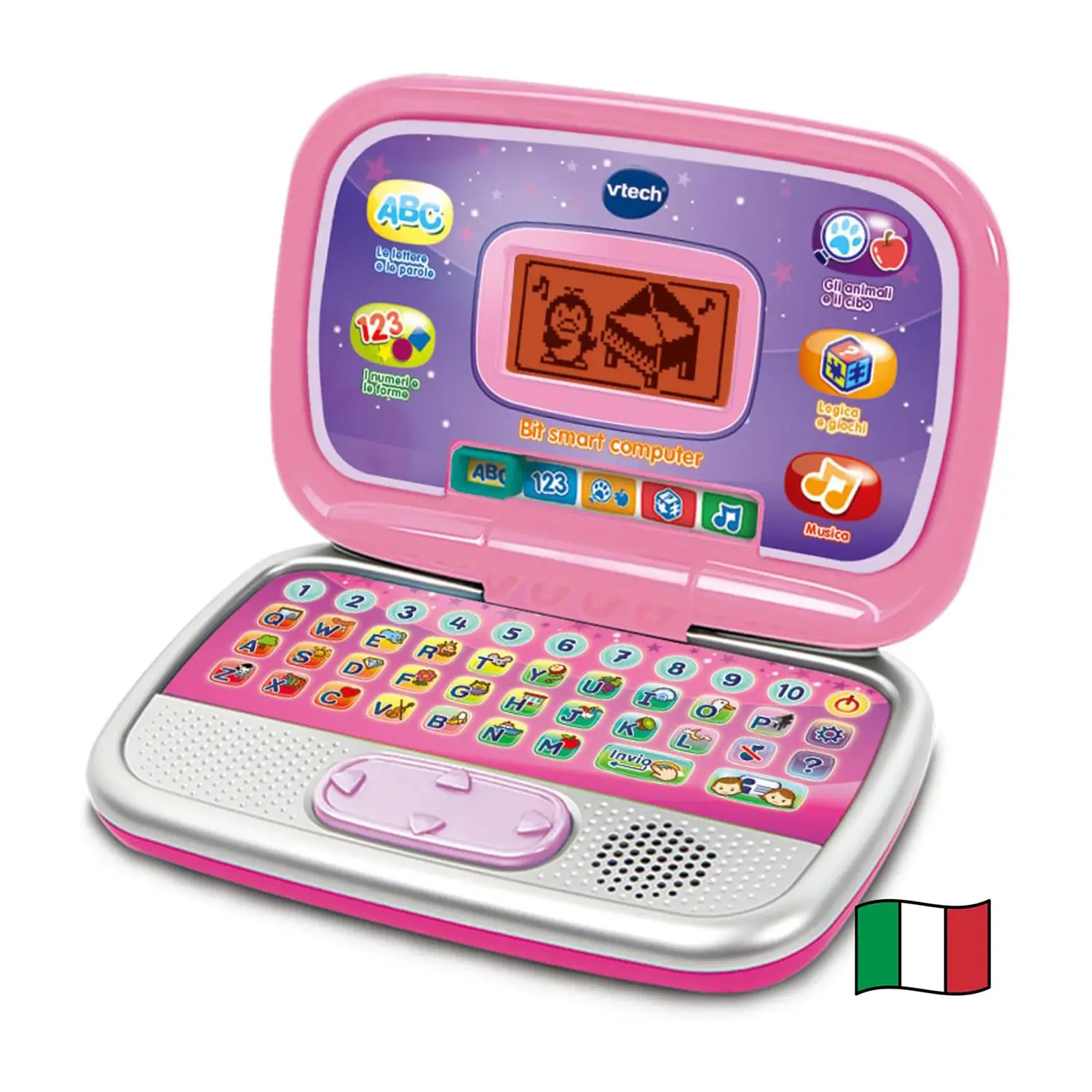 Bit Smart Computer Pink - Computer Interattivo per Bambini - giochi elettronici