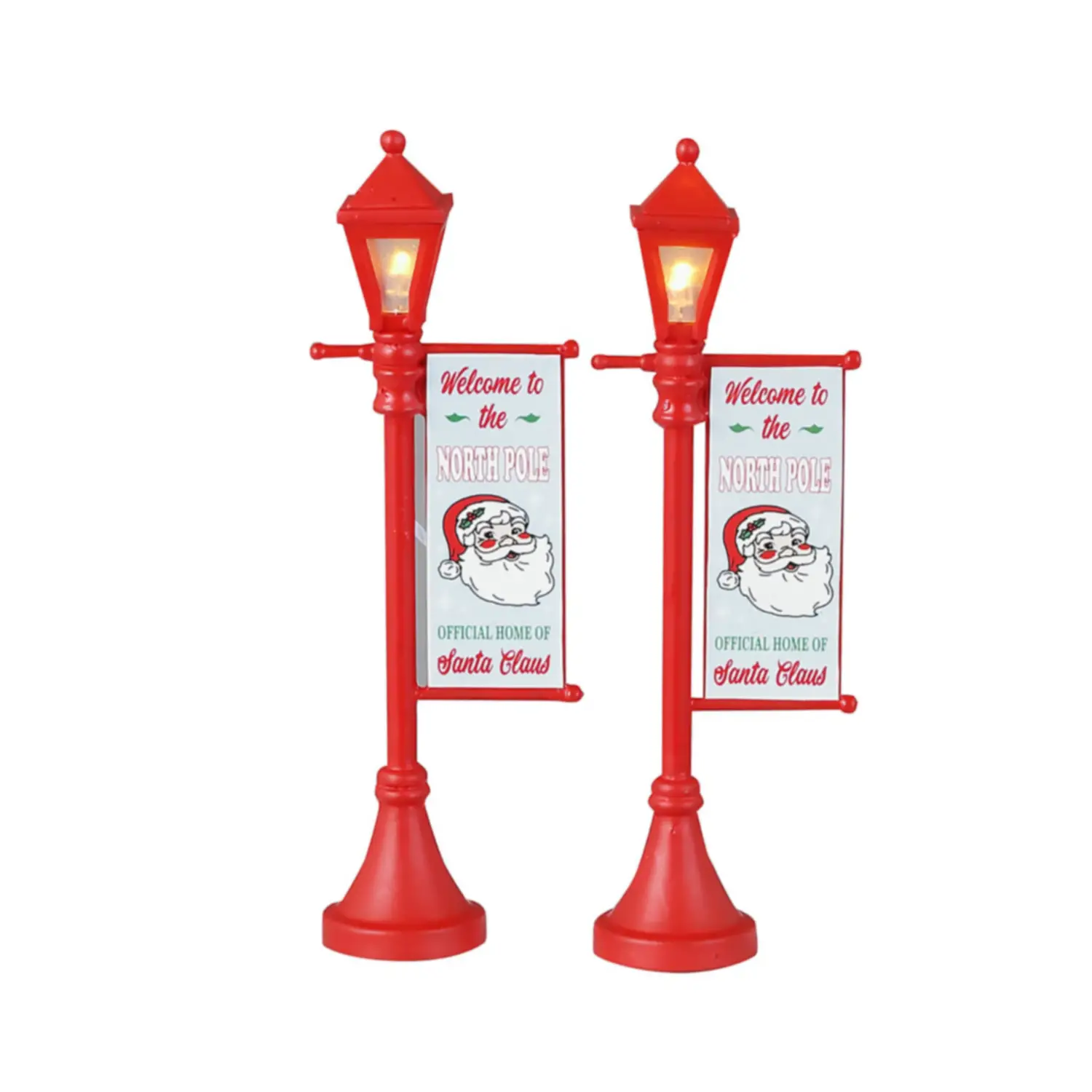 Set 2 Lampioni del Polo Nosd, North Pole Lamppost - scene e villaggi
