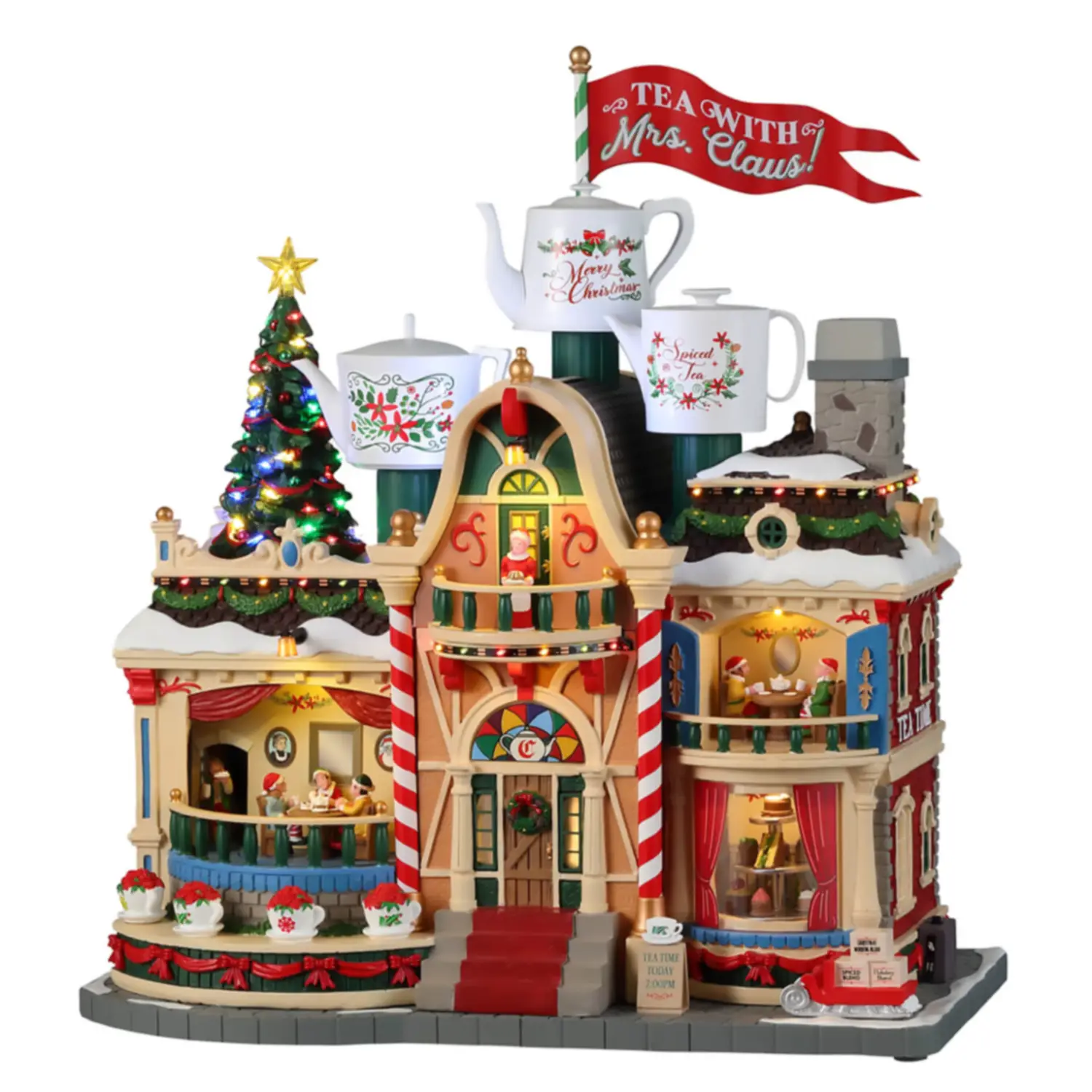 Tè con la Signora Claus: Momenti Magici a Santa's Wonderland - scene e villaggi