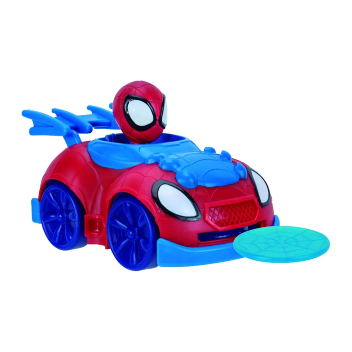 Spidey Amazing Friends Veicolo Lanciadischi di Spidey - action figures ed accessori