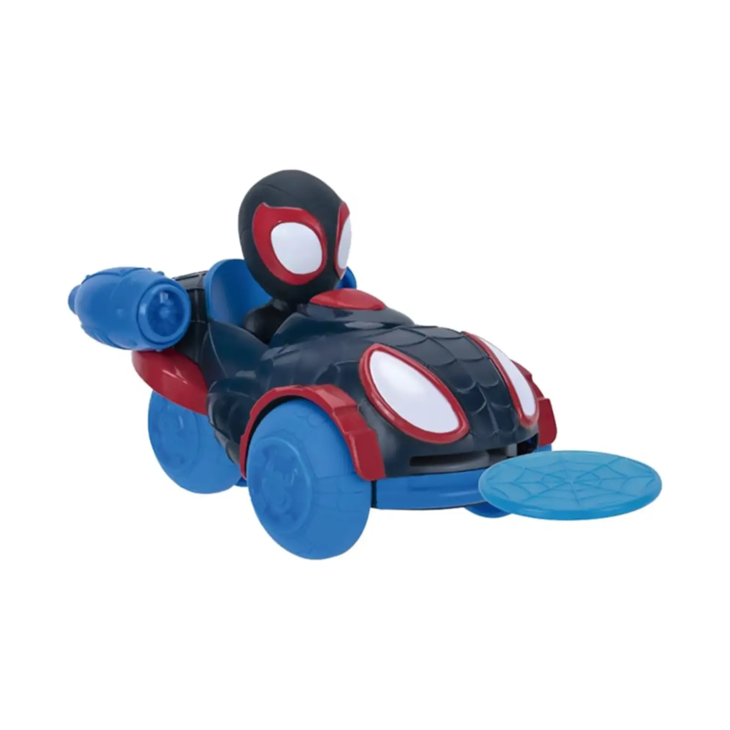 Spidey Amazing Friends Veicolo Lanciadischi di Miles Morales: Spider-Man - action figures ed accessori