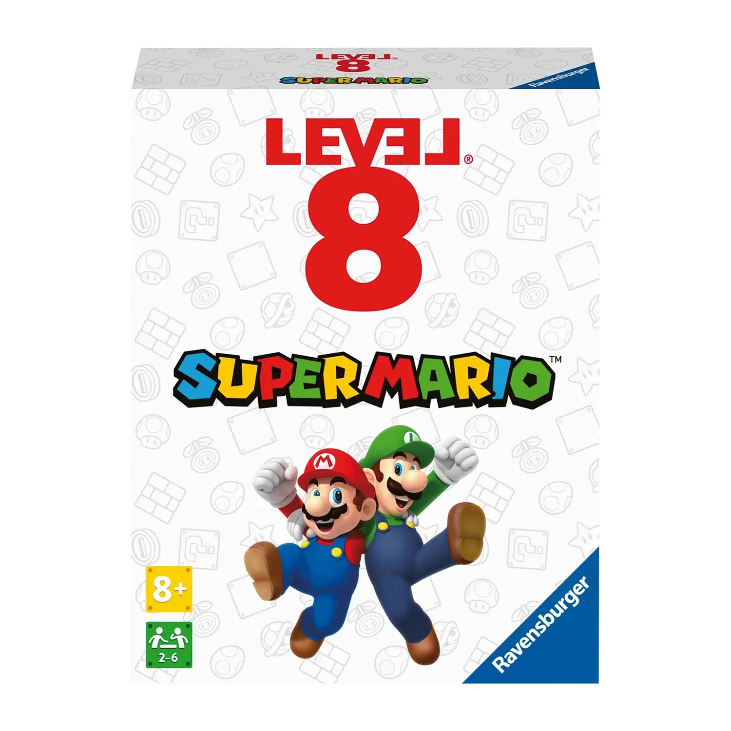 Super Mario Level 8, Gioco di Carte per Tutta la Famiglia - Giochi di società