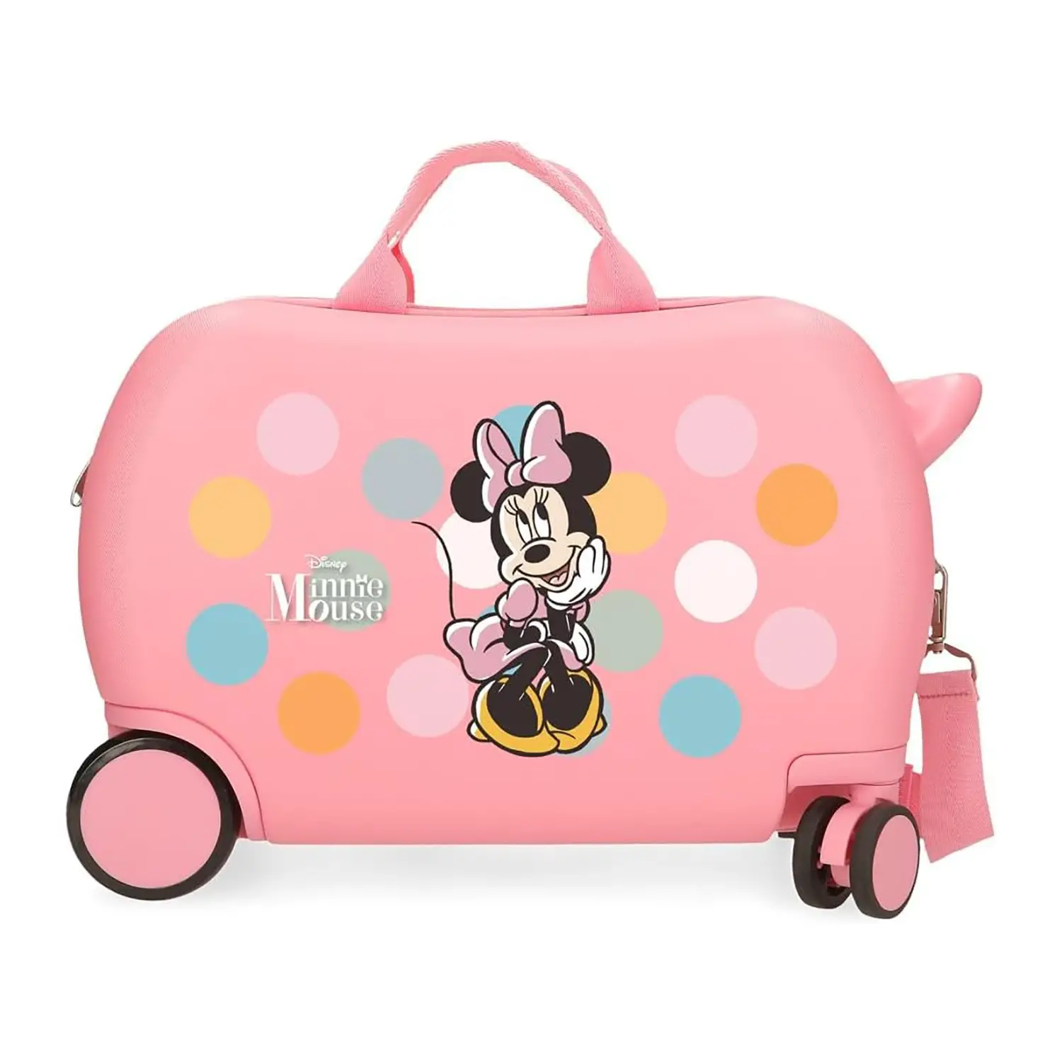 Minnie Coquette Trolley Cavalcabile Abs 4 Ruote 45 Cm - valige e borse da viaggio