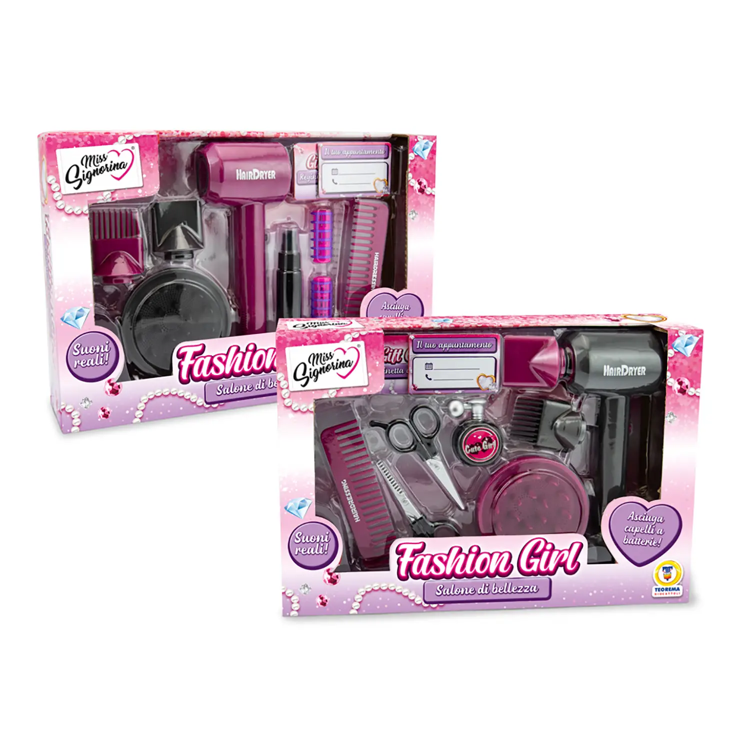 Miss Signorina - Beauty Saloon Phon a Batteria - bellezza e accessori