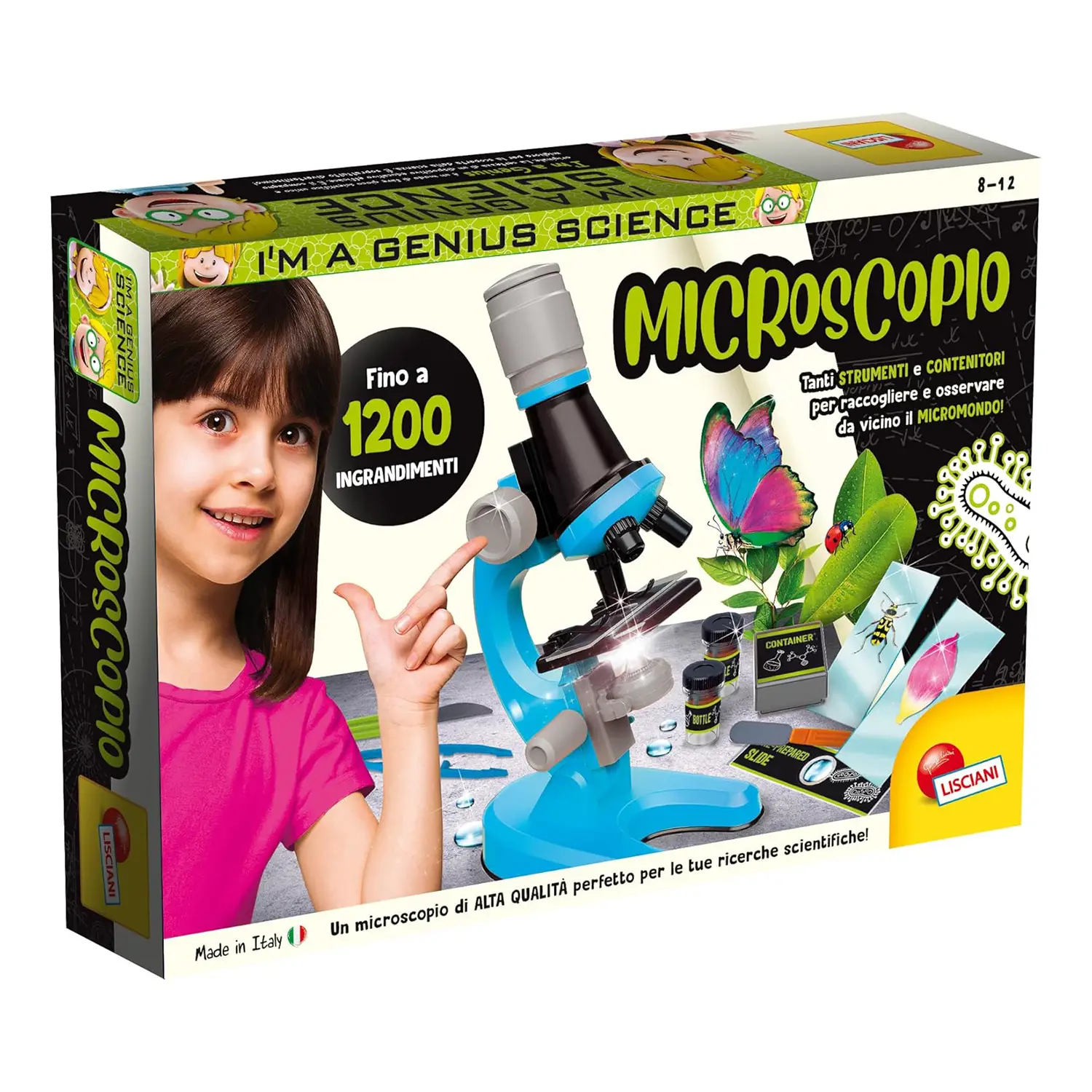 Lisciani I'm A Genius Microscopio - Gioco Scientifico per Bambini - giochi scientifici