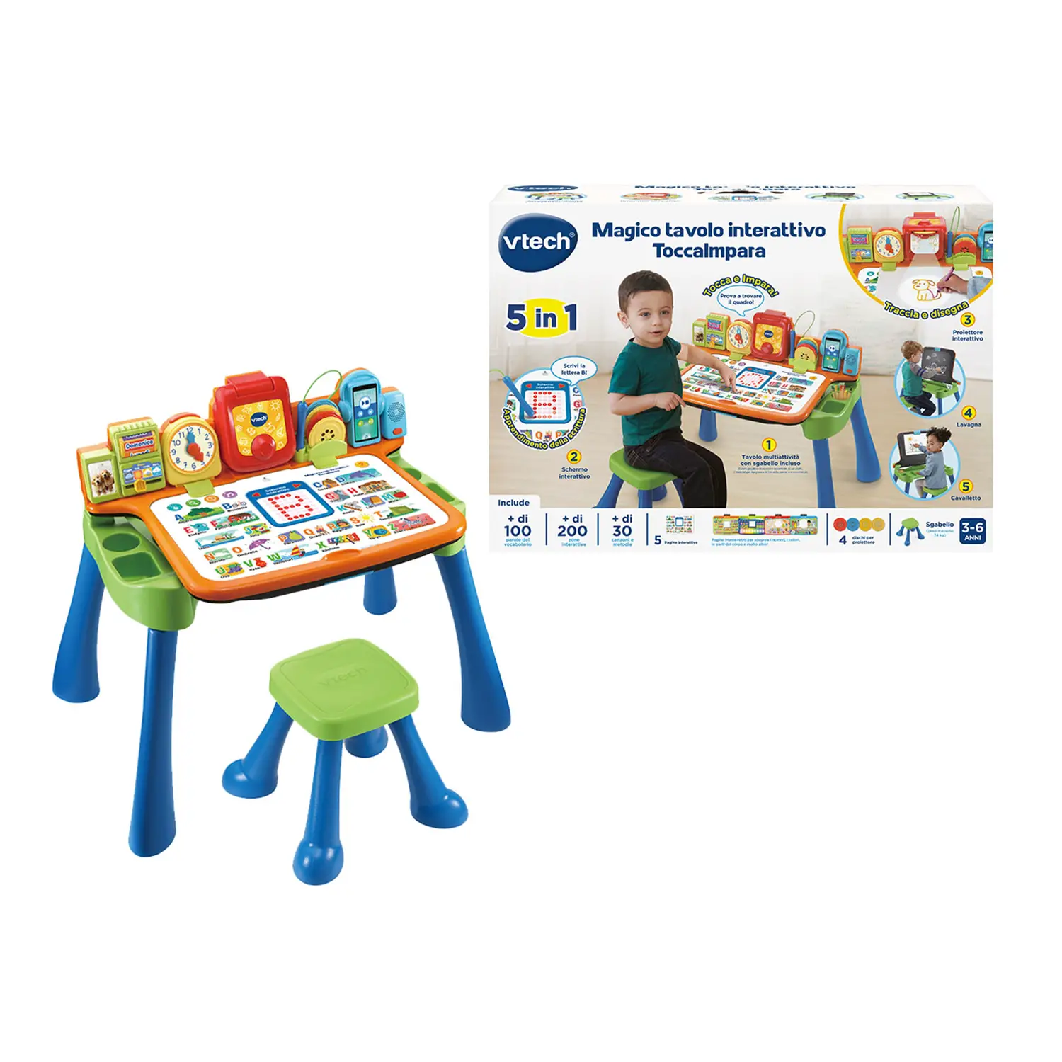 VTech Magico Tavolo Interattivo ToccaImpara - Primi giochi