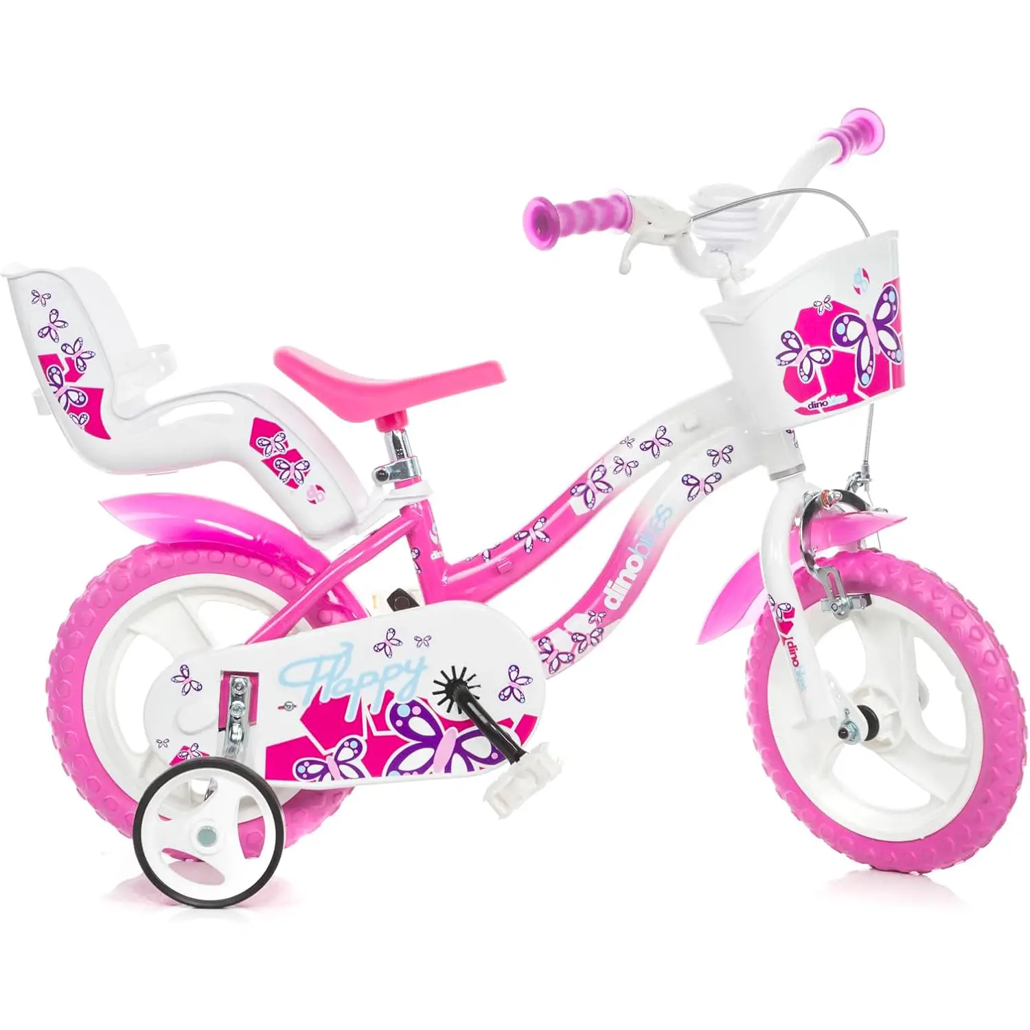 Bicicletta 12" per Bambine con Rotelle Stabilizzatrici - biciclette bambini