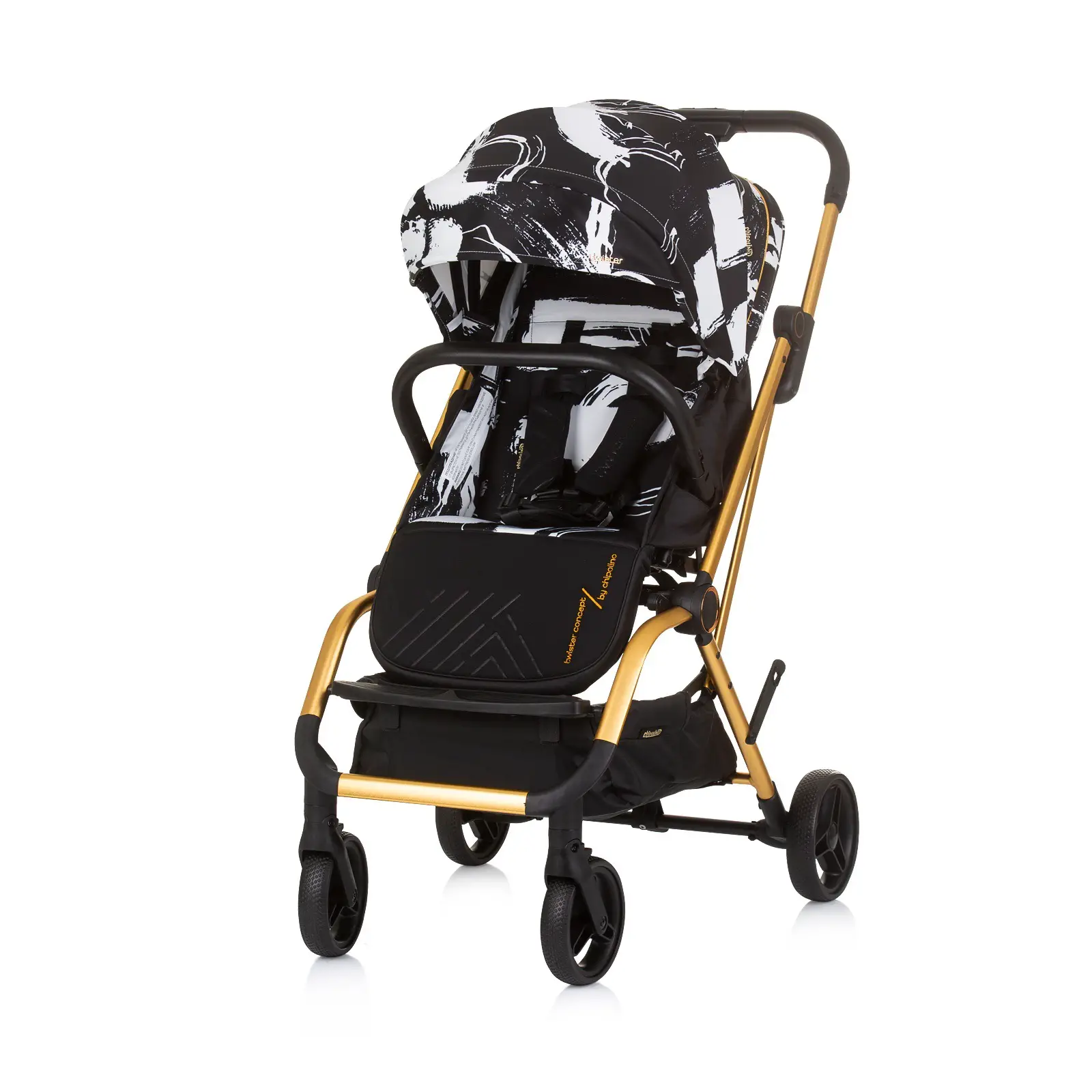 Passeggino Twister Ink Art Con Seduta Girevole 360 - passeggini compatti