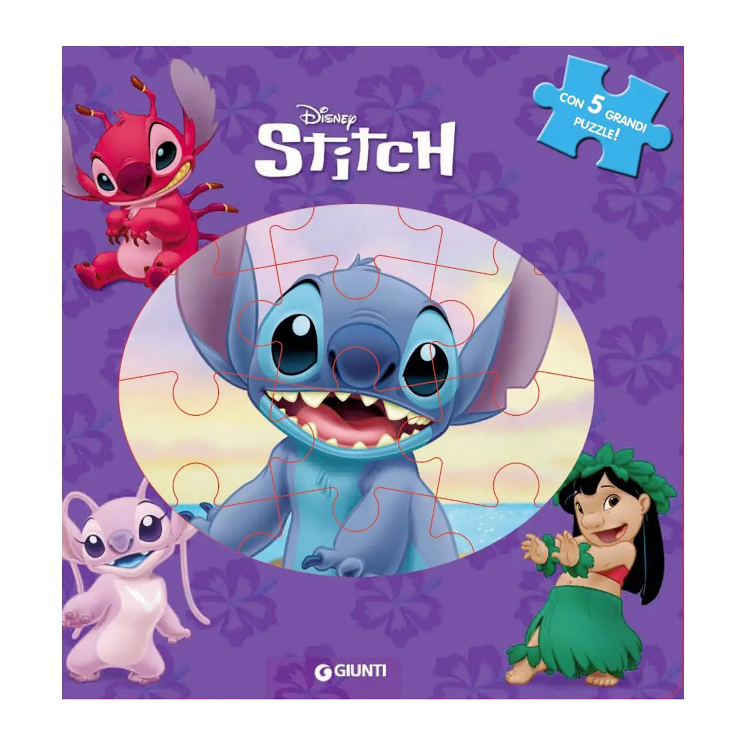 Stitch Libro Maxi Puzzle - Prima biblioteca