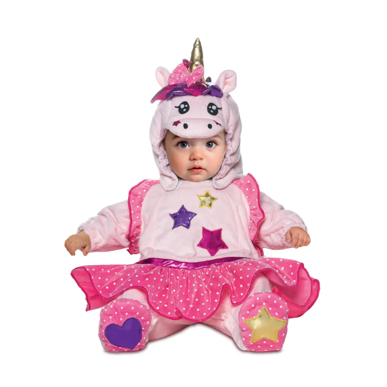 Costume Tenero Unicorno Superbaby - Taglia 3/6 Mesi - abiti bambino e bambina