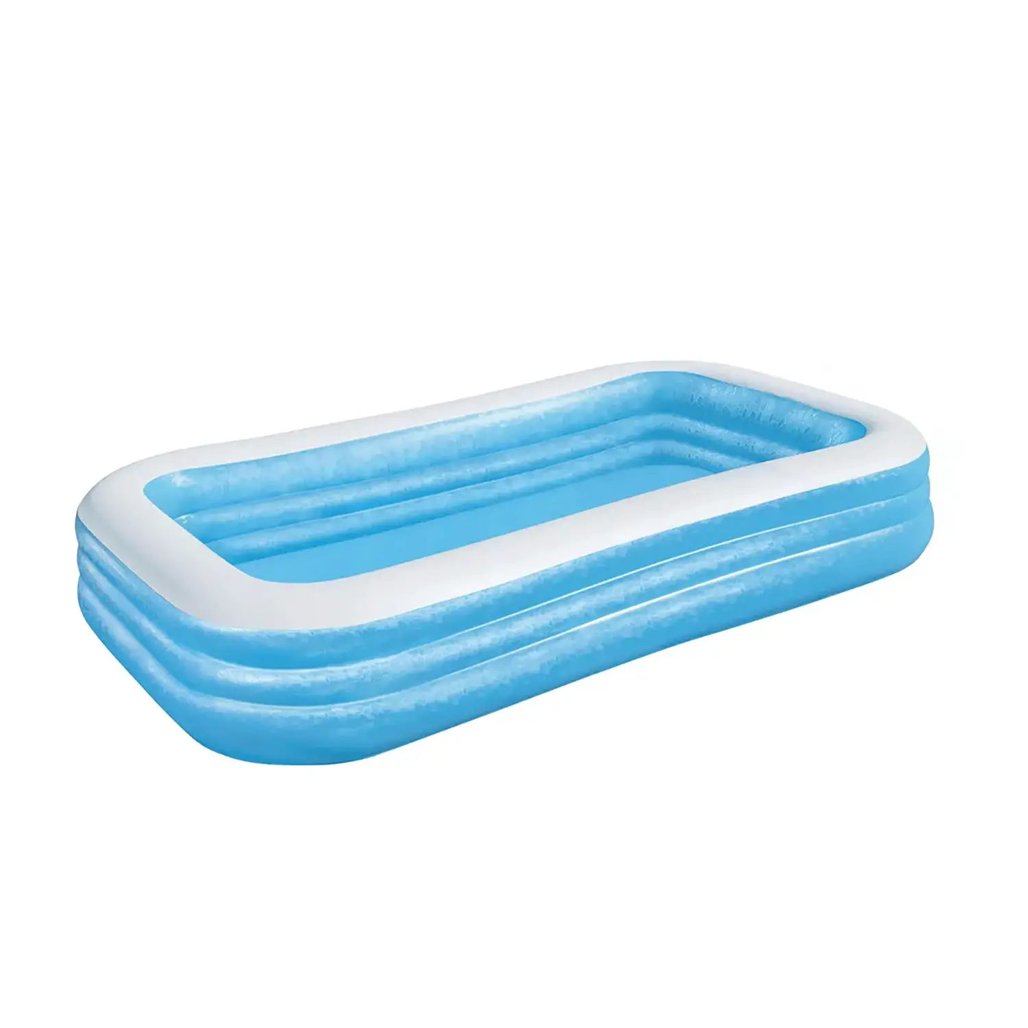 Piscina Family Gonfiabile Rettangolare a 3 Anelli Cm.305x183x56 - estivo mare