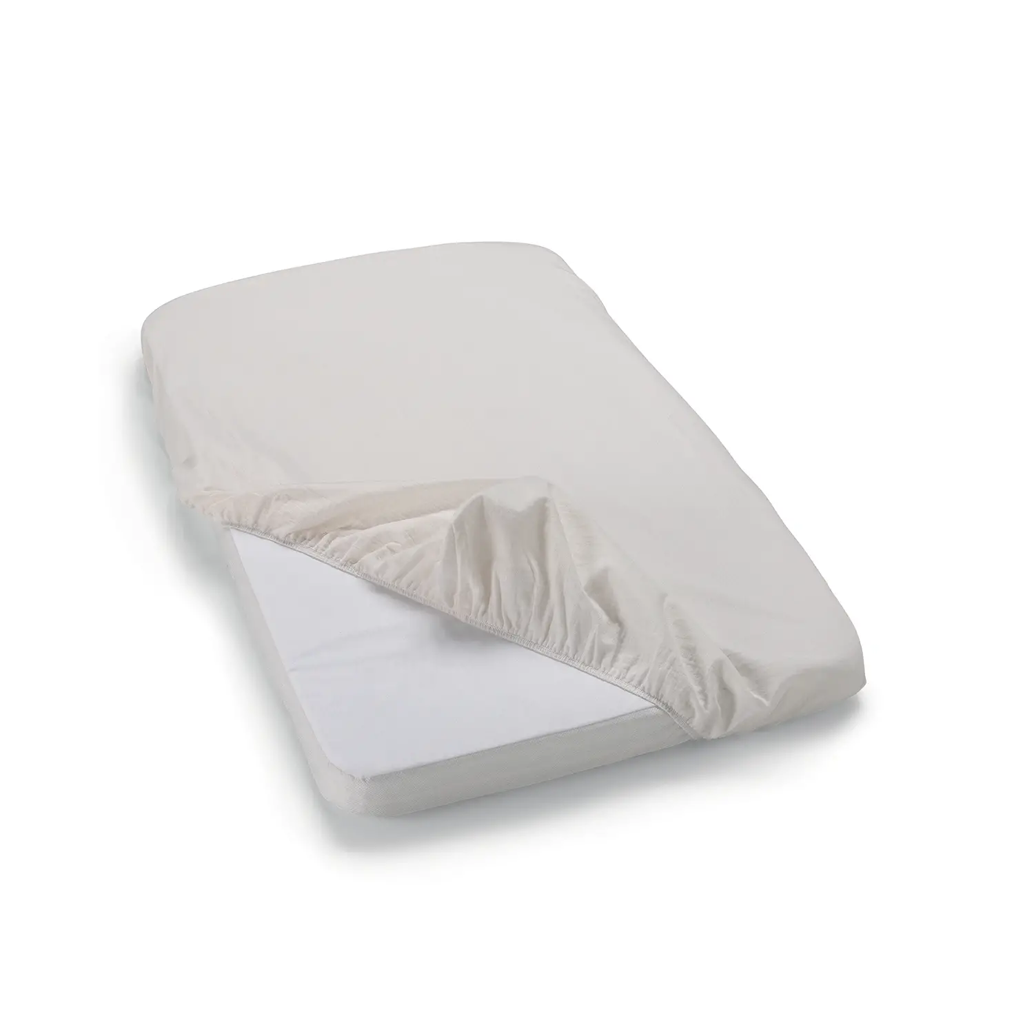 Lenzuolo con Angoli per Lettini 60x120 / 63x124 Cm Bianco - lenzuolini