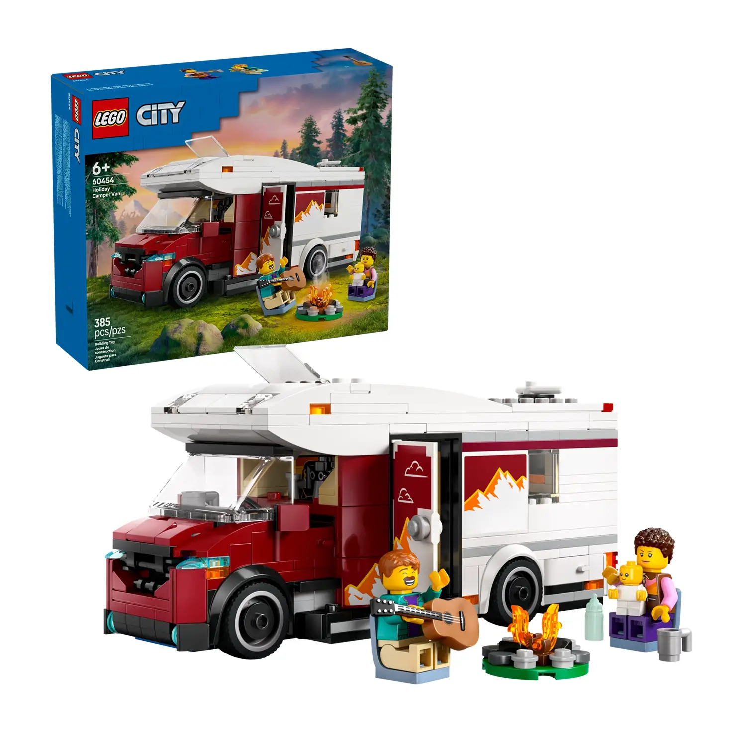 Lego City - Camper Van Delle Vacanze D’avventura 60454 - lego