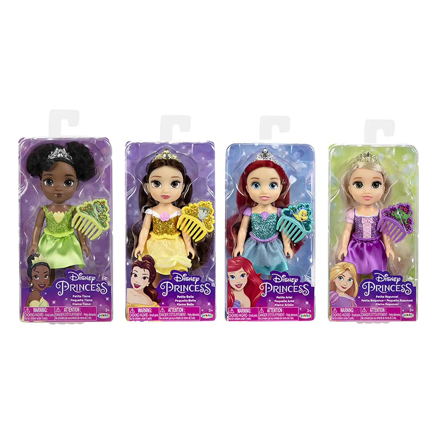 Disney Princess Bambole Petite Con Pettine 15 Cm Assortite - collezionabili bambina