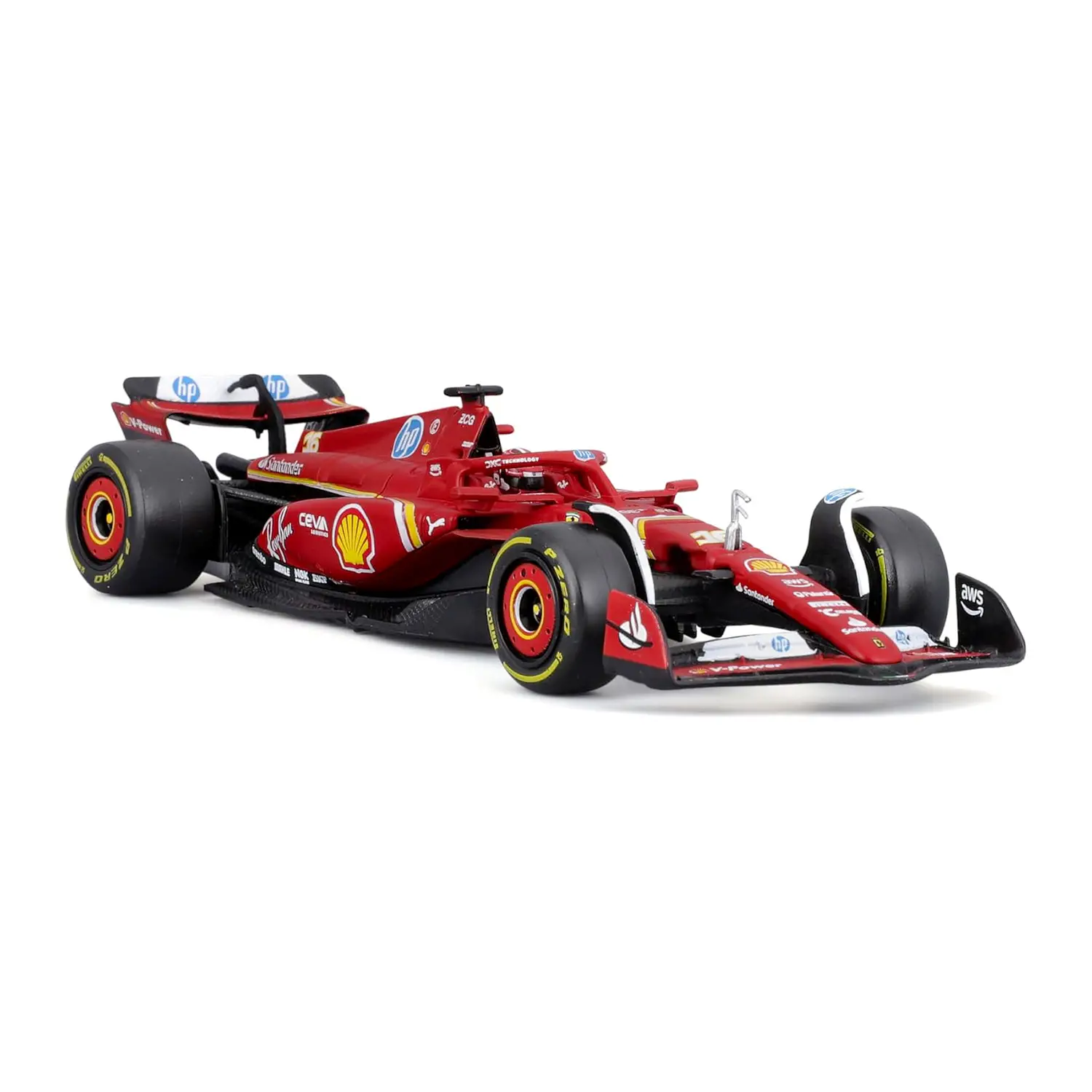 Auto 1:43 F1 Ferrari Sf-24 #16 Leclerc Con Casco - diecast