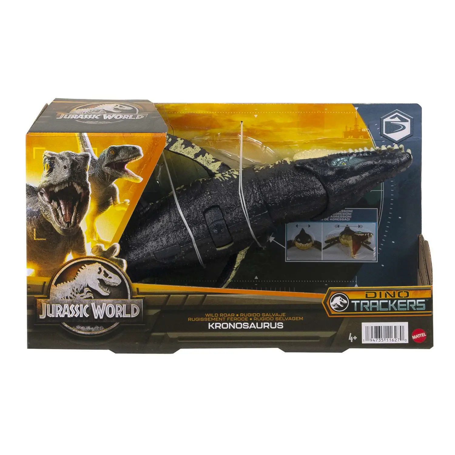 Jurassic World - Kronosaurus Ruggito Selvaggio HLP17 - action figures ed accessori