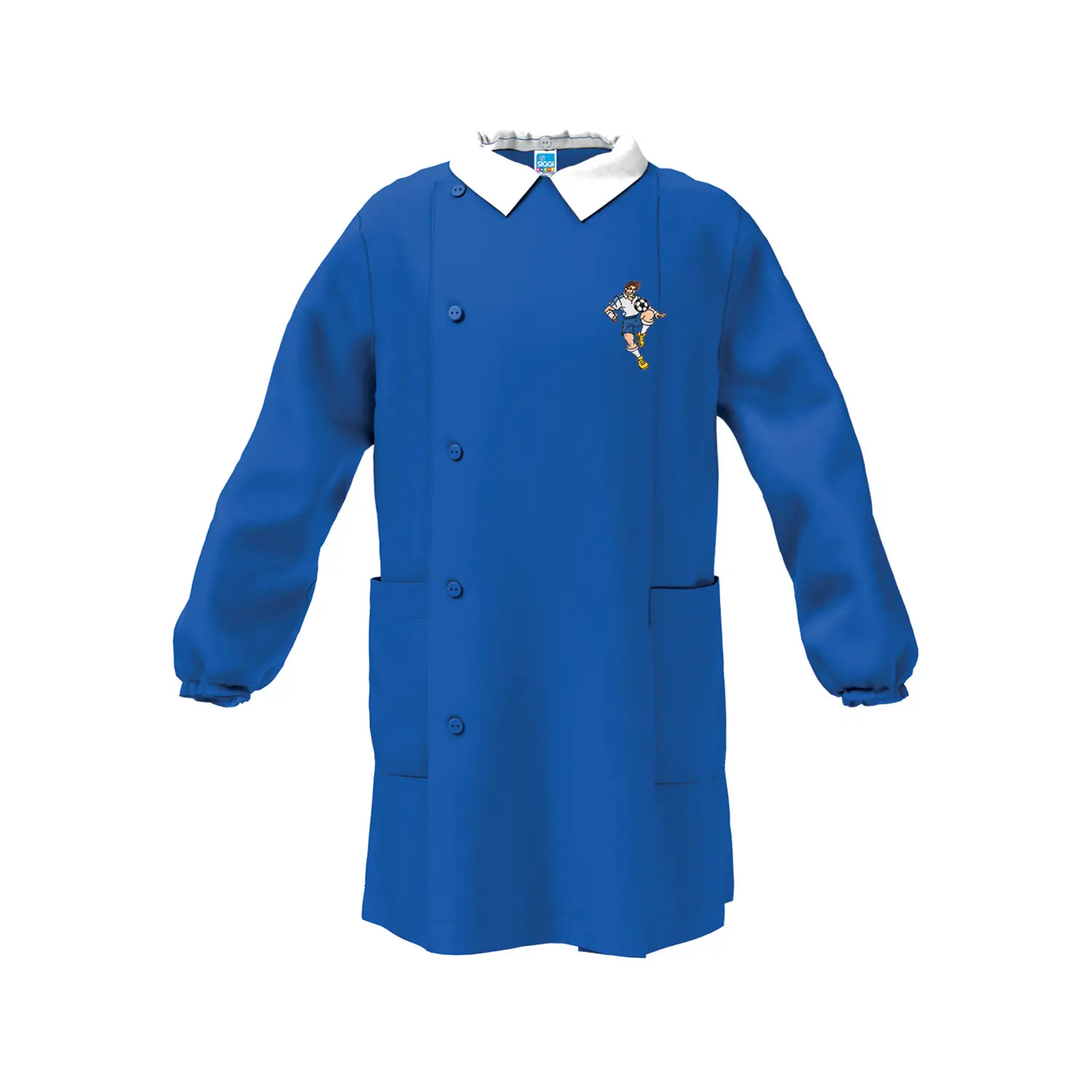 Grembiule Bambino Scuola Calciatore Blu 13 Anni - grembiuli scolastici