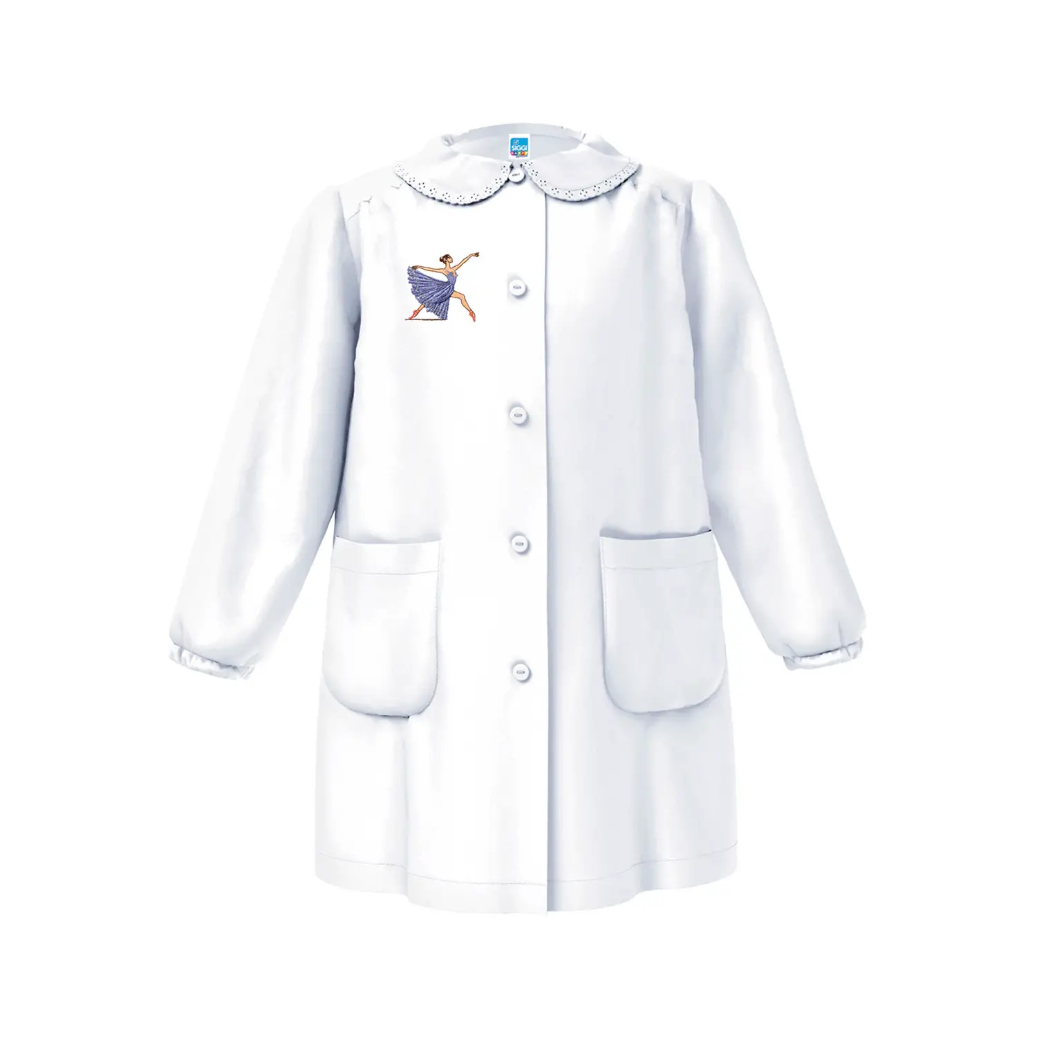 Grembiule Bambina Scuola Ballerina Bianco 12 Anni - grembiuli scolastici