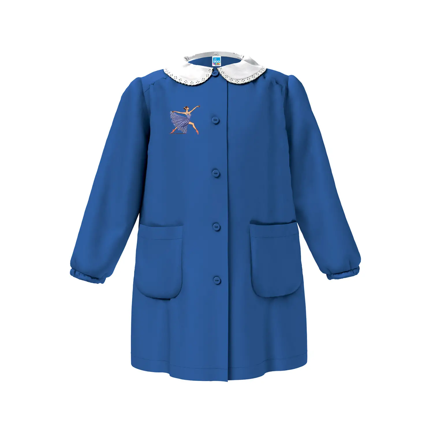 Grembiule Bambina Scuola Ballerina Blu 8 Anni - grembiuli scolastici