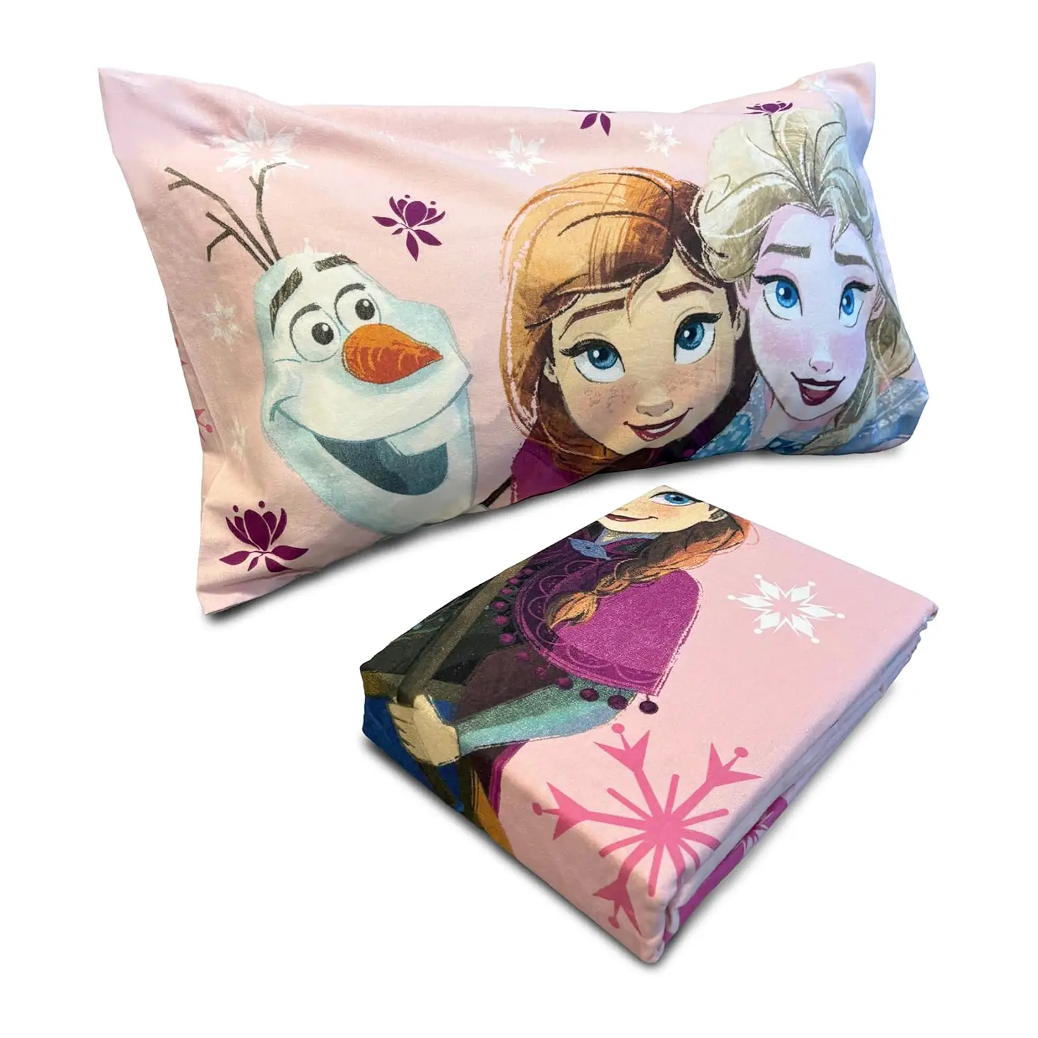 Set Lenzuolo Letto Singolo Frozen in Flanella - biancheria casa