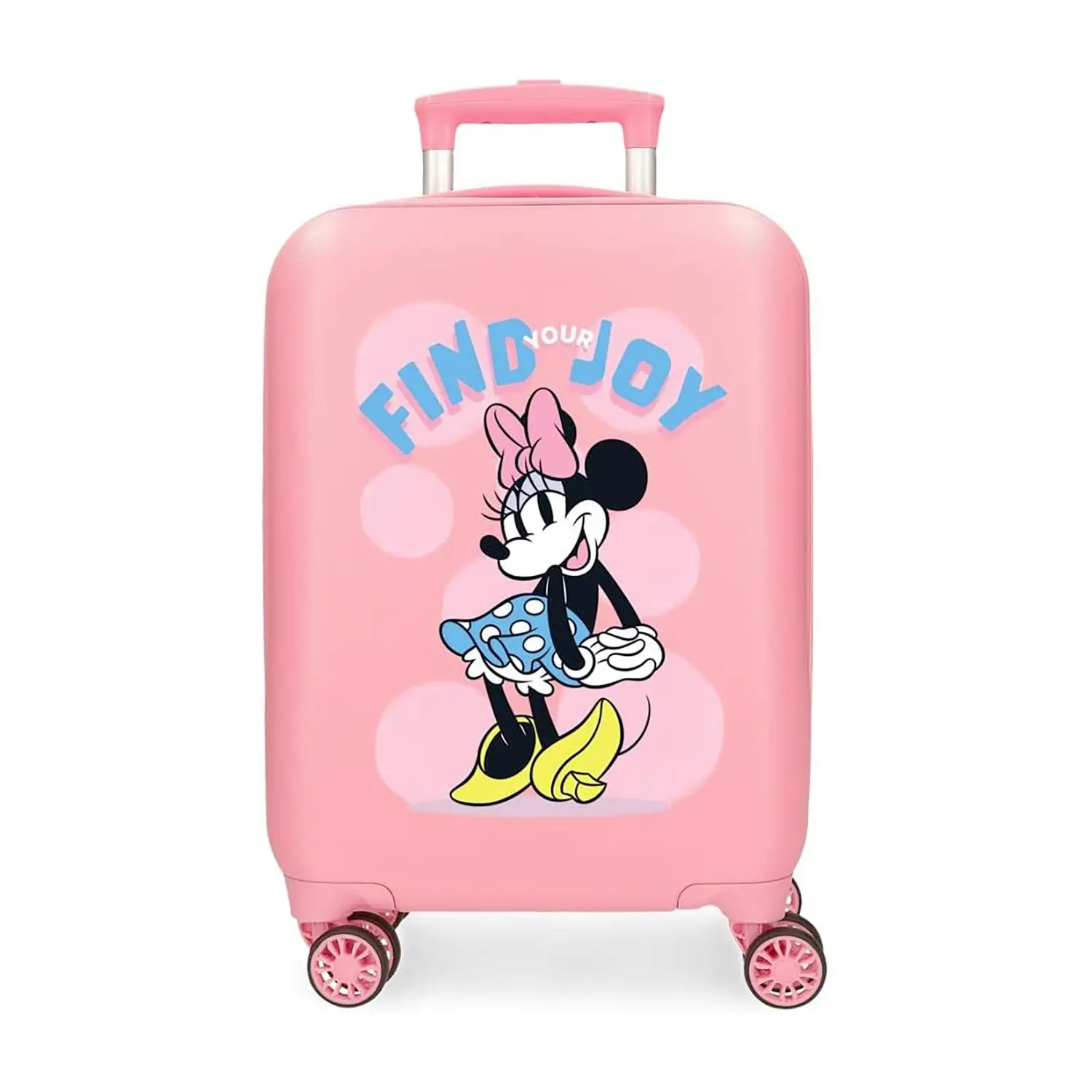 Find Your Joy Minnie Trolley Abs 50 Cm 4 Ruote Rosa - valige e borse da viaggio