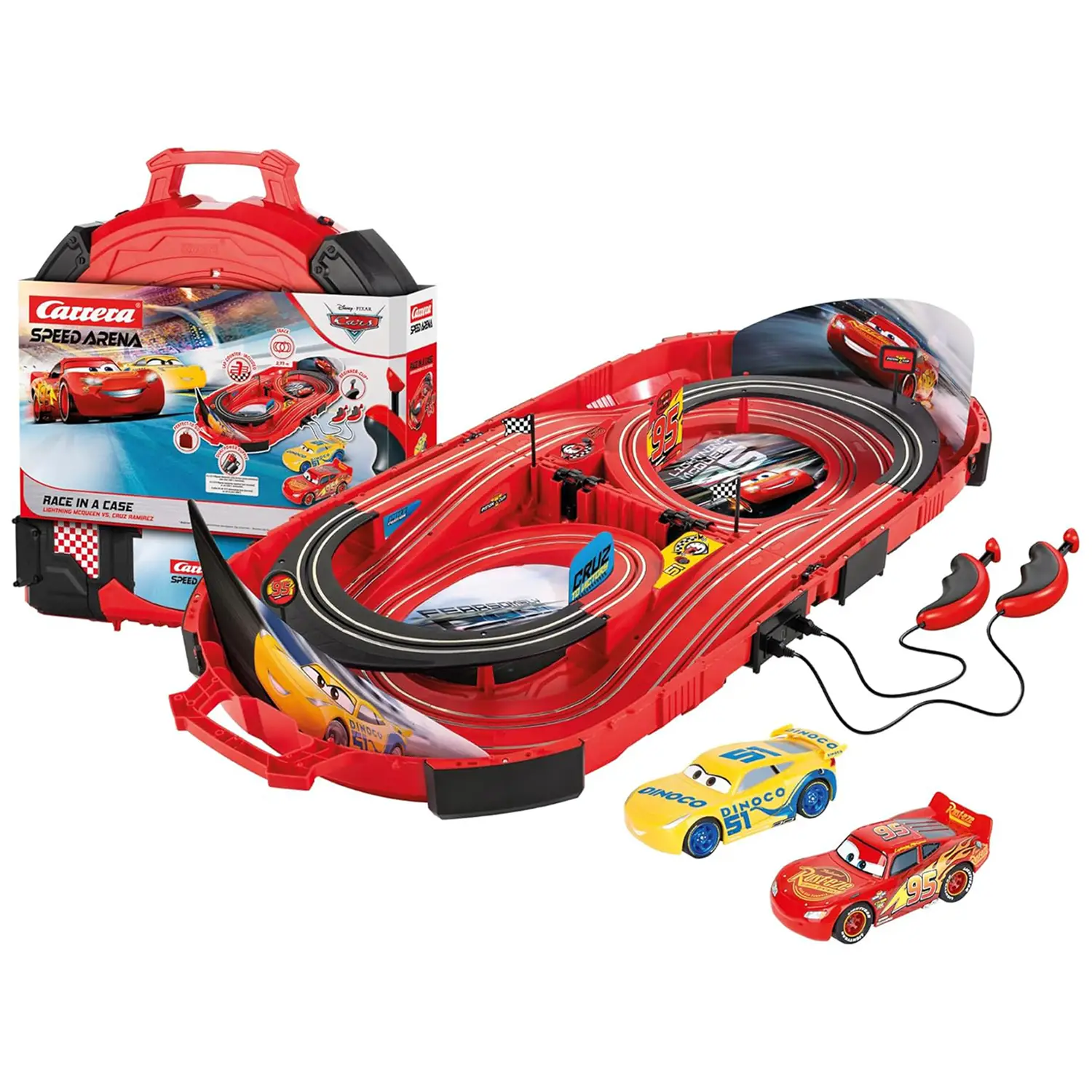 Pista Carrera First Disney Pixar Cars in Valigetta - Veicoli, garage e piste