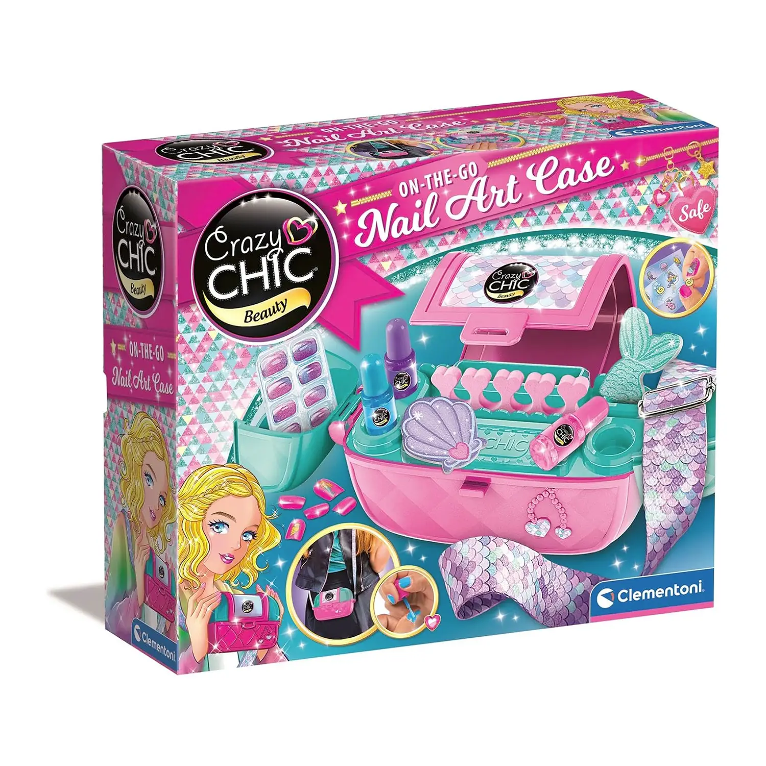 Crazy Chic - Nail Art Case Set Completo Per Manicure - bellezza e accessori
