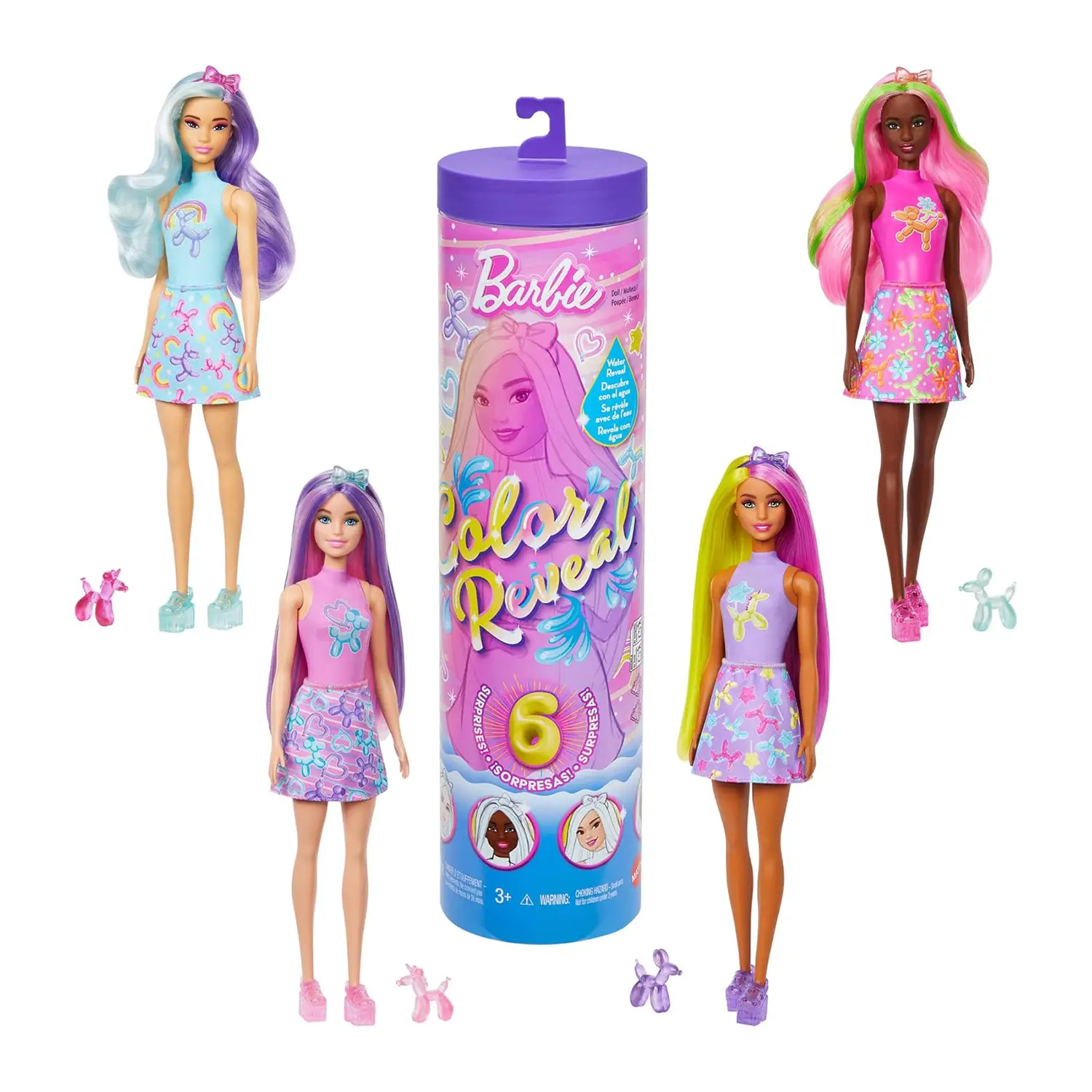 Barbie Color Reveal Serie Baloon Animals - collezionabili bambina