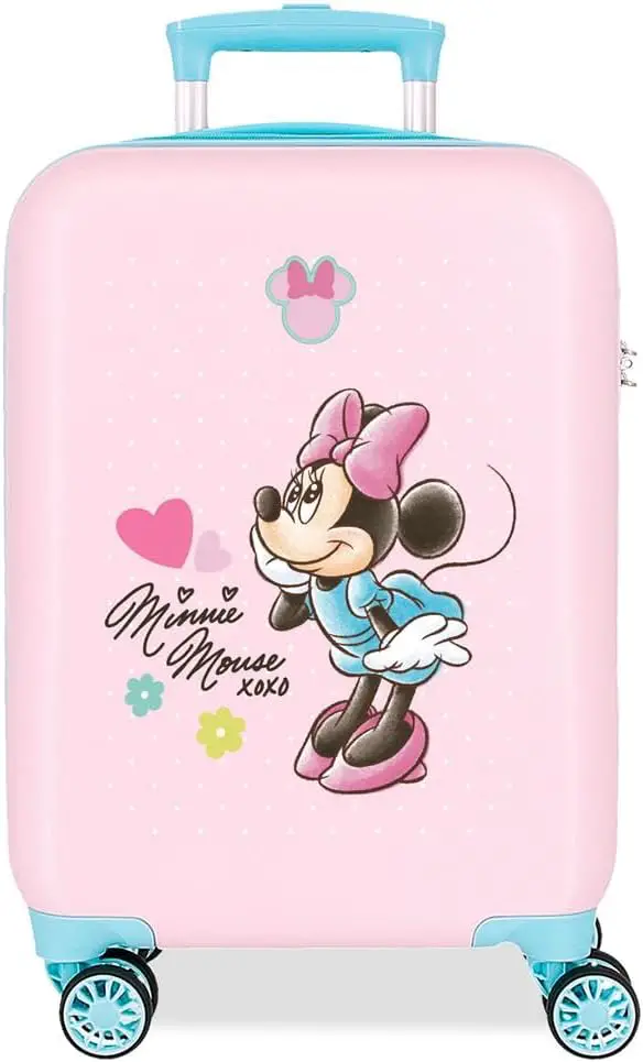 Minnie Imagine Trolley 50cm ABS 4 Ruote Rosa Turchese - valige e borse da viaggio