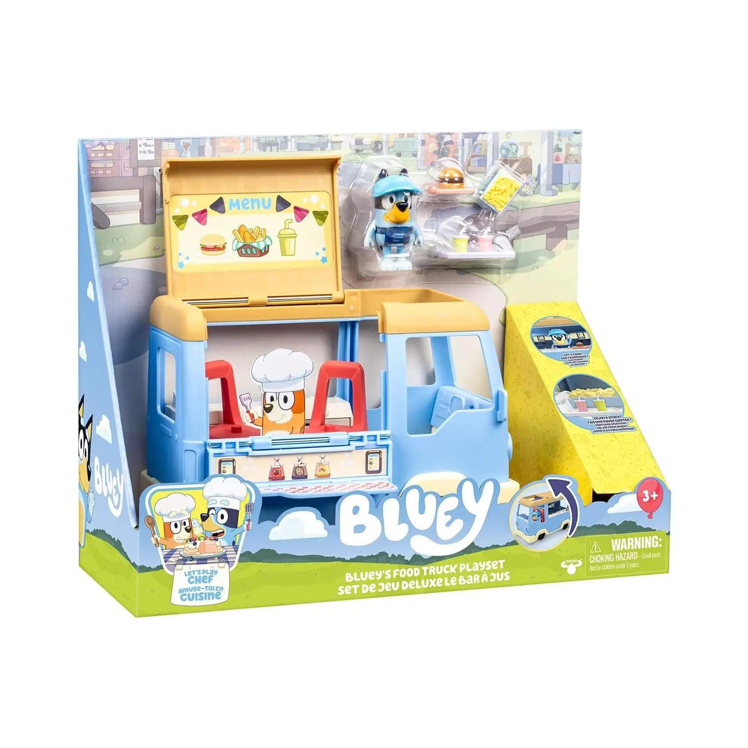 Bluey Playset Food Truck Giocattolo con Personaggi e Accessori - action figures ed accessori