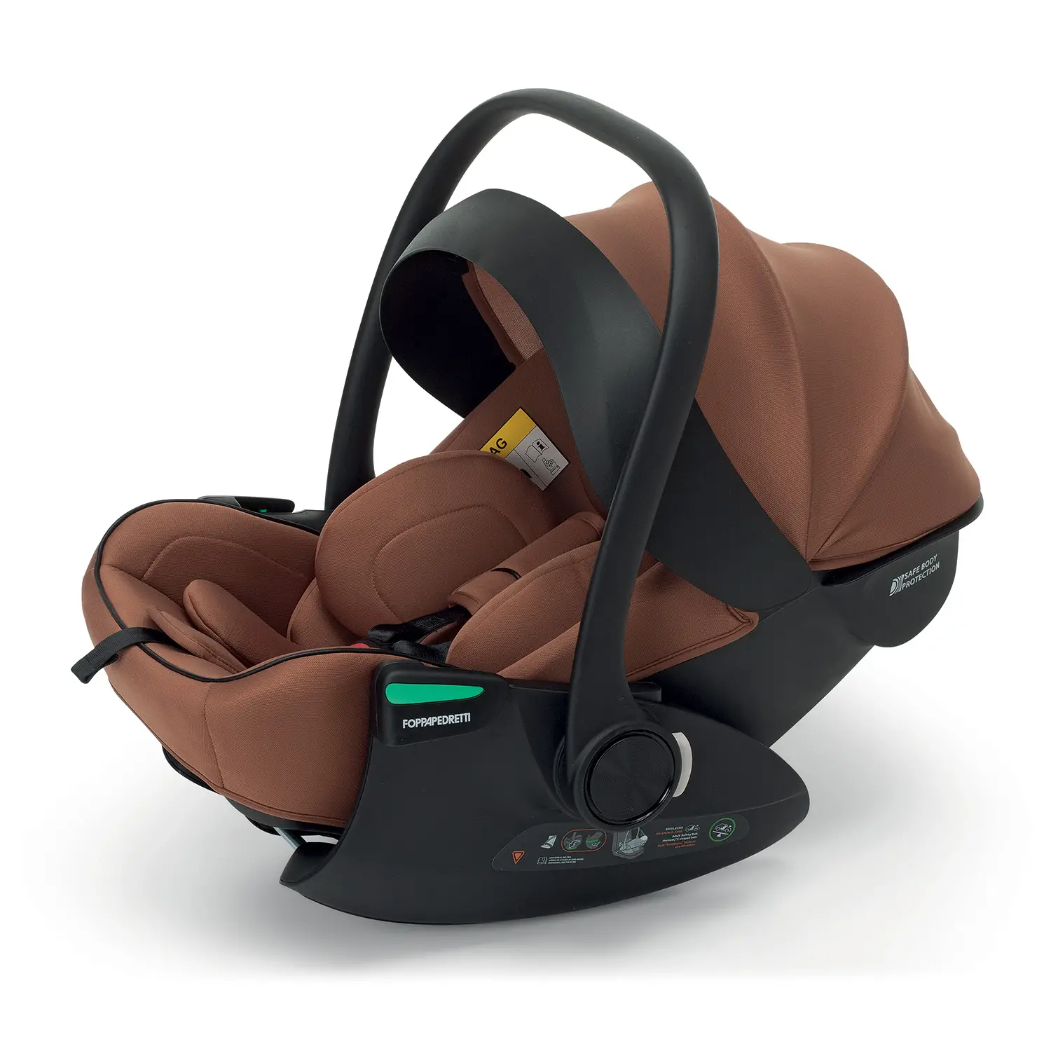 Seggiolino Auto Disk Infant ReKline I-size Per Trio Tictoc, Commander Tuscany 40-87cm Foppapedretti - neonati 40-87 cm (0-1 anno)