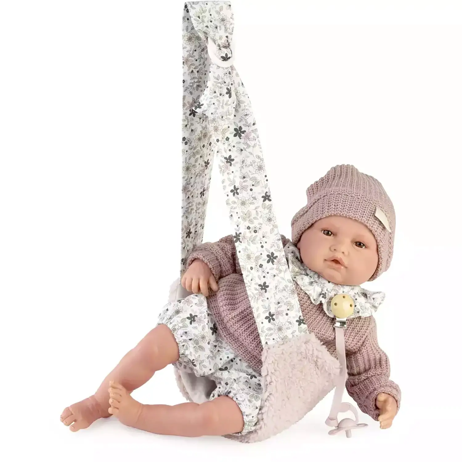 Bambola Baby Love Reborn Con Marsupio Portabebè - Bambole e accessori