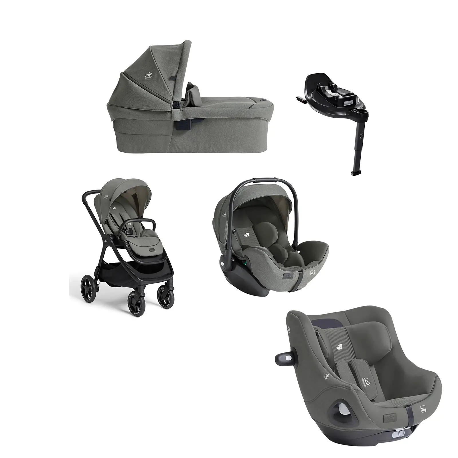Trio Finiti 10 Signature più Seggiolino Auto I-Harbour E I-Size 360 Evergreen - trio e modulari