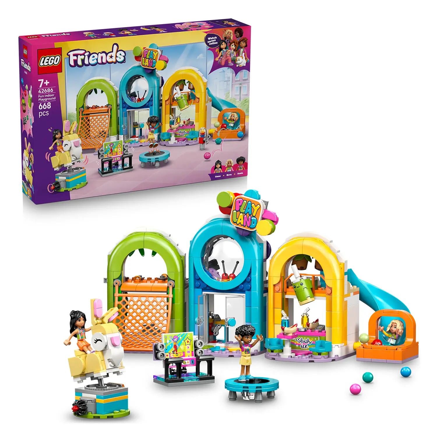 LEGO Friends Parco Giochi al Coperto 42686 Gioco Creativo - lego