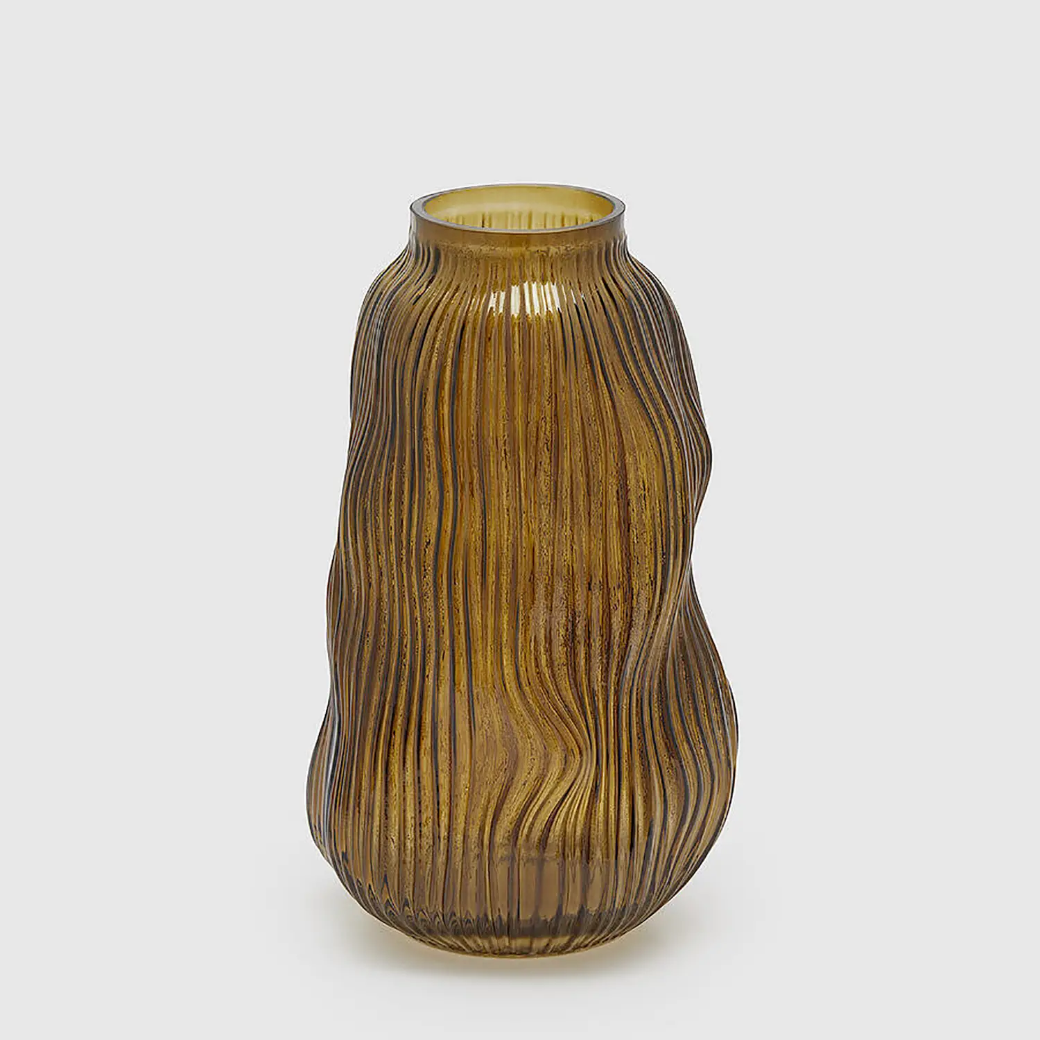 Vaso Decorativo Millerighe Sinuoso H32 - oggetti decorativi