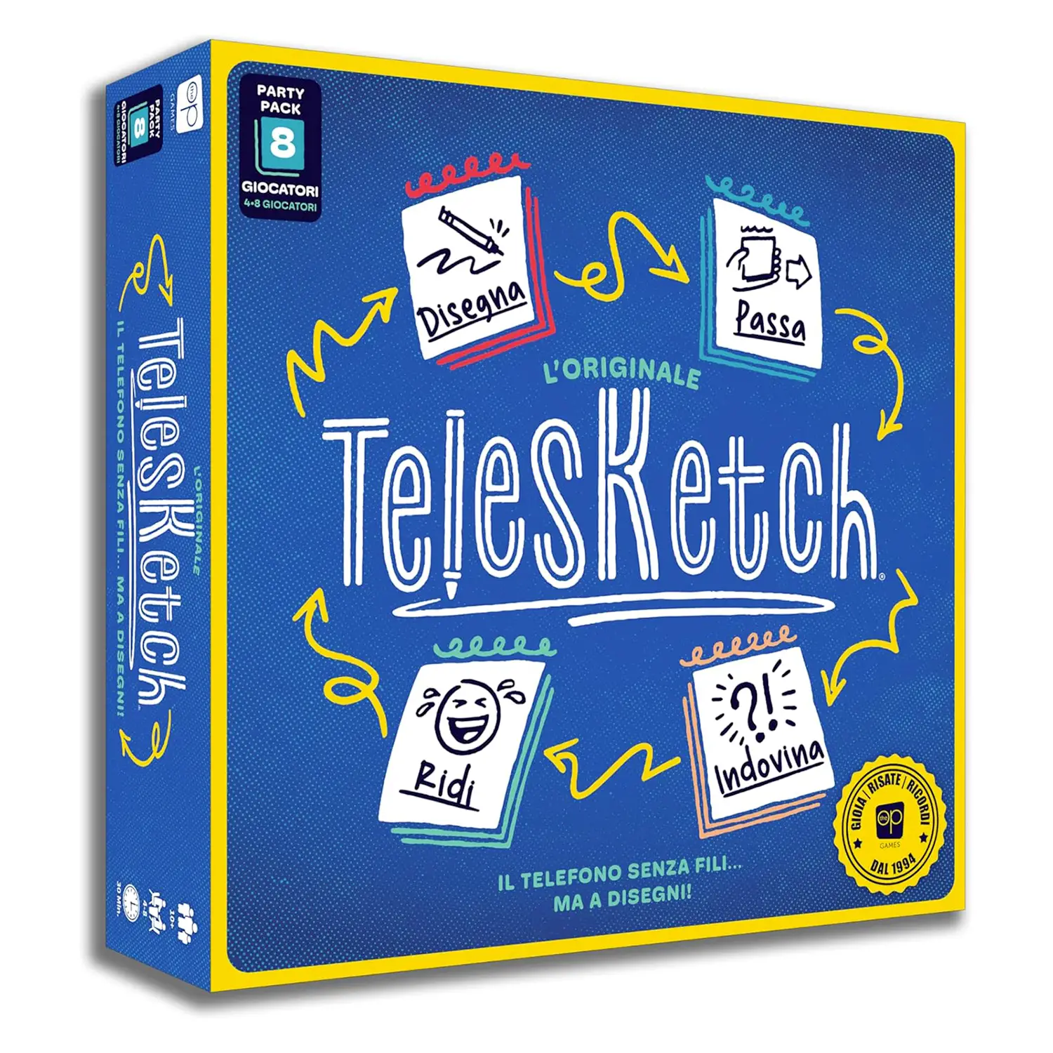 Telesketch ASMODEE - Gioco da Tavolo di Disegno e Creatività - giochi di società