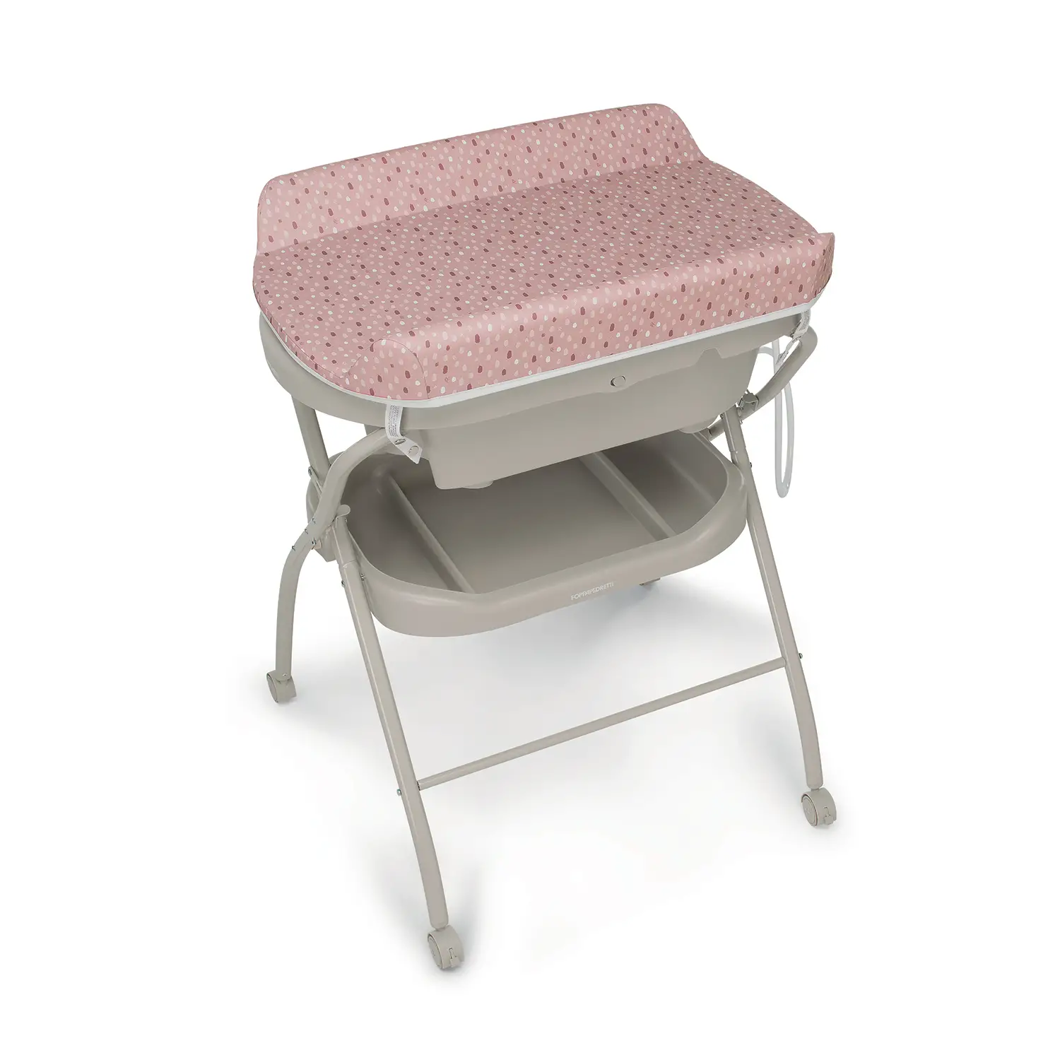Bagnetto Cambio Bath&Co Pieghevole Rose Foppapedretti - bagnetti fasciatoio