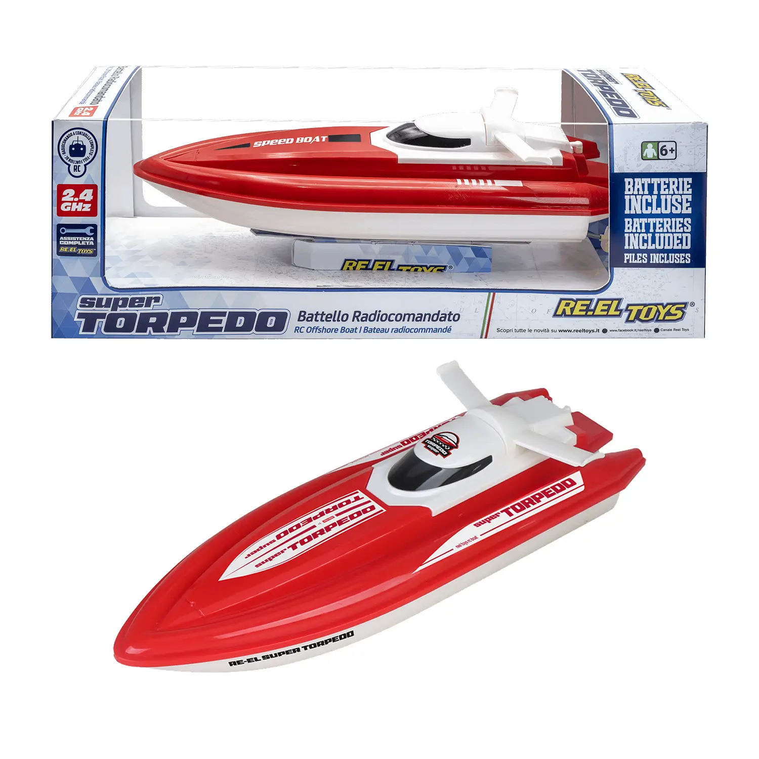 Super Torpedo Battello Radiocomandato 2.4 GHz Veloce - radiocomandi
