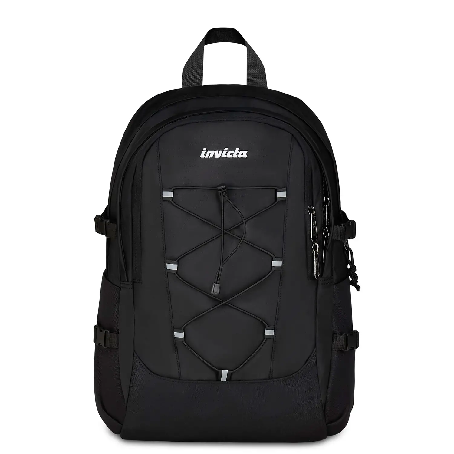Zaino Scuola Invicta Invict-Act Plus GRS Jet Black 29 Litri - zaini scuola