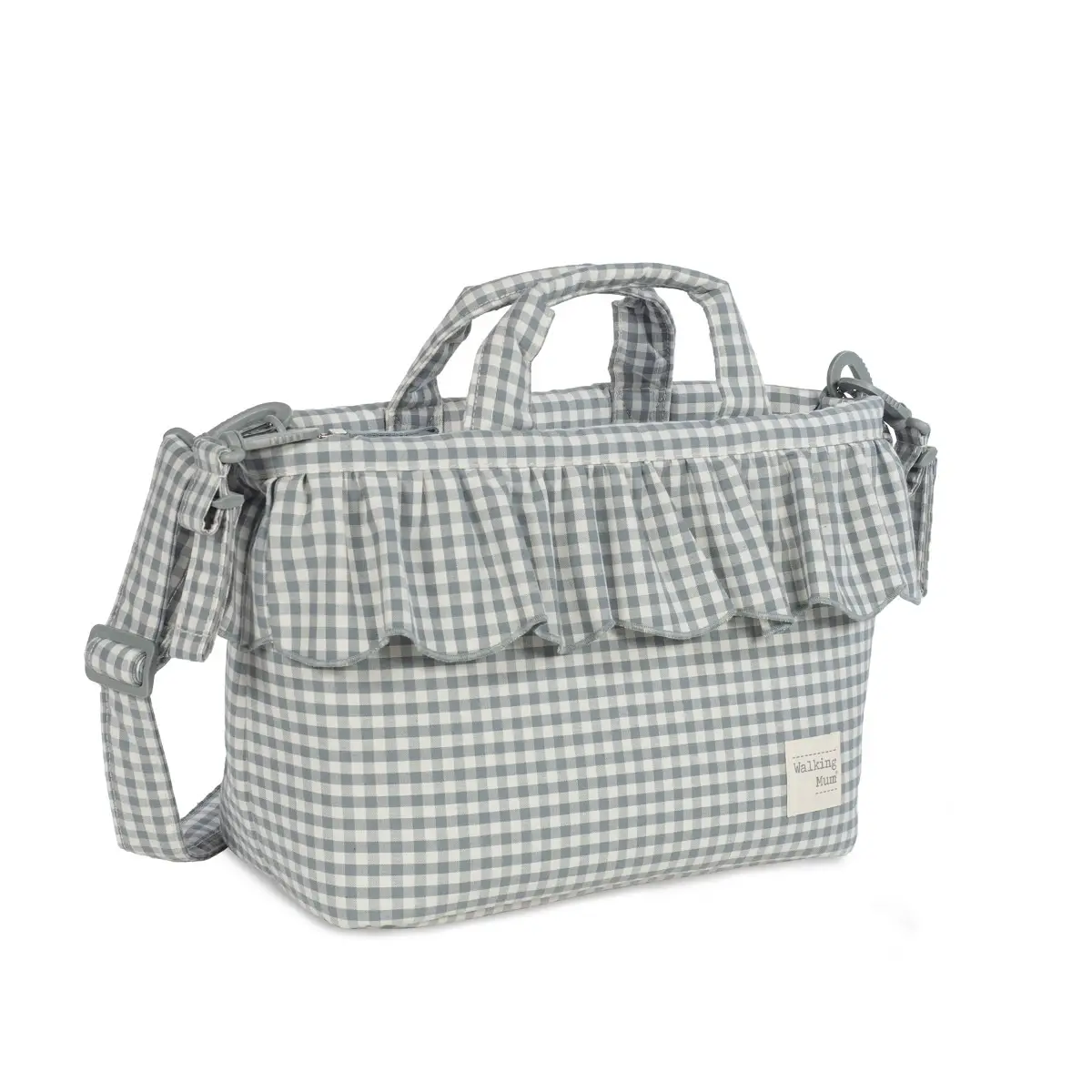 Praliné Borsa Fasciatoio Vichy Matcha Walking Mum - borse e zaini